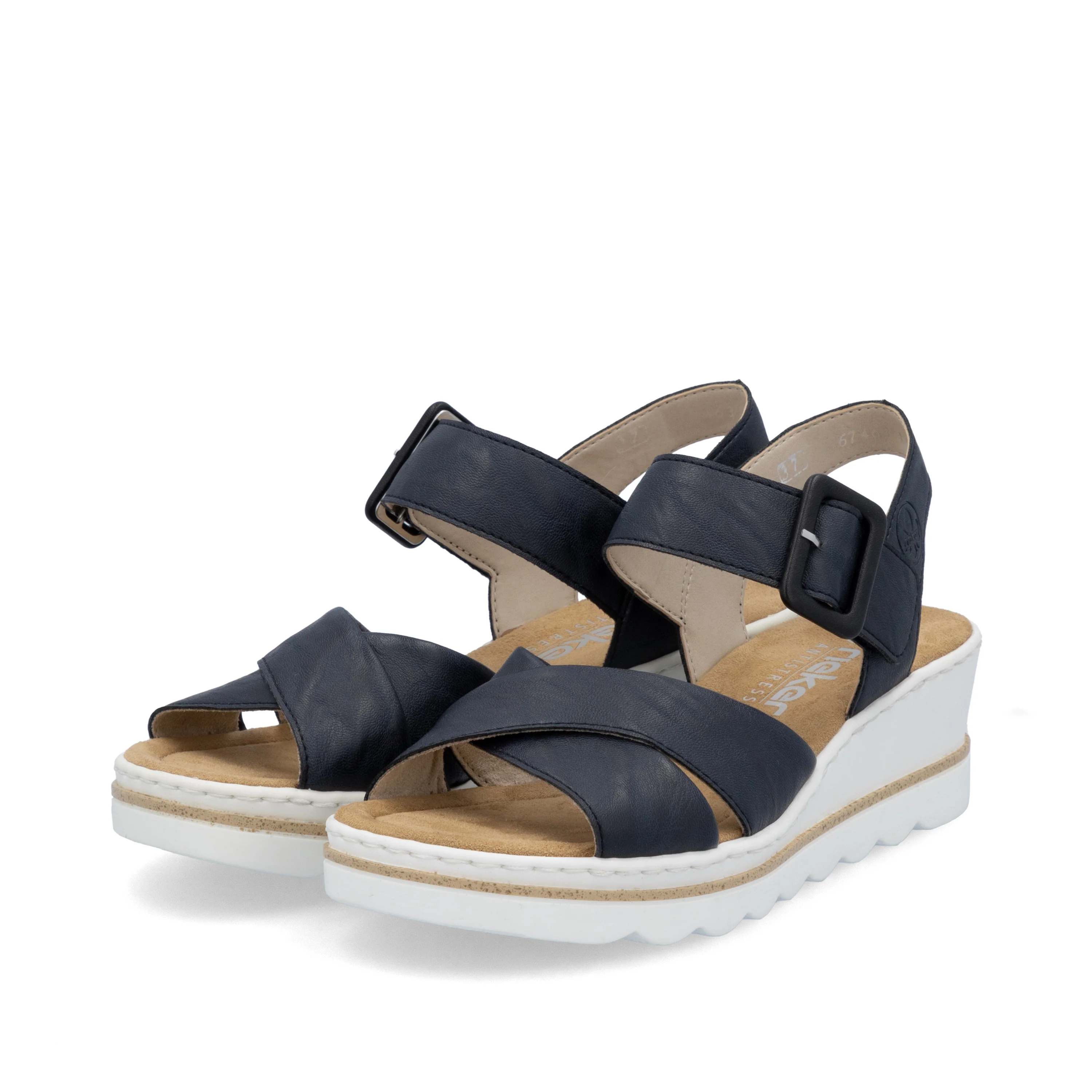 Rieker Woman's Sandals - Blue | 67463-14 - Image 8
