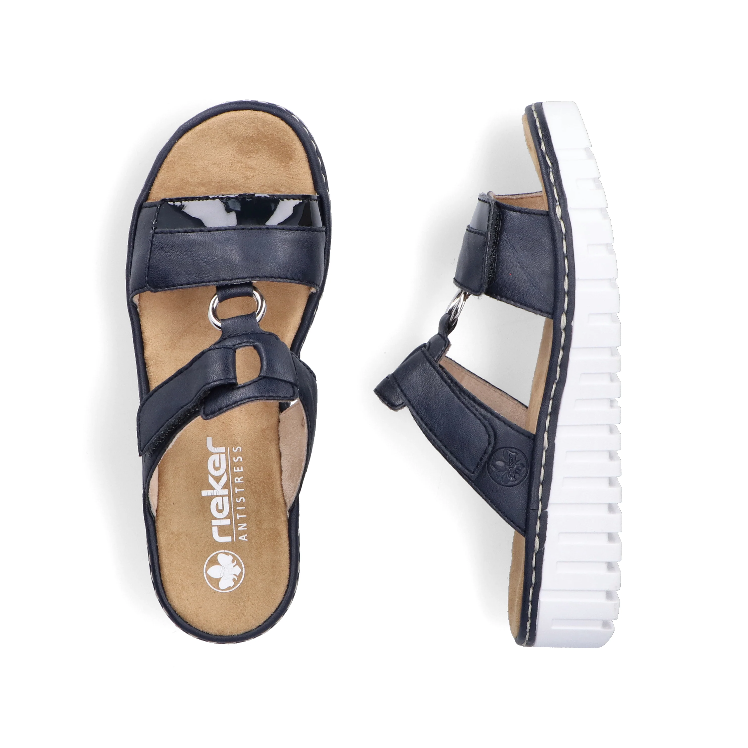 Rieker Woman's Sandals - Blue | V1396-14 - Image 9