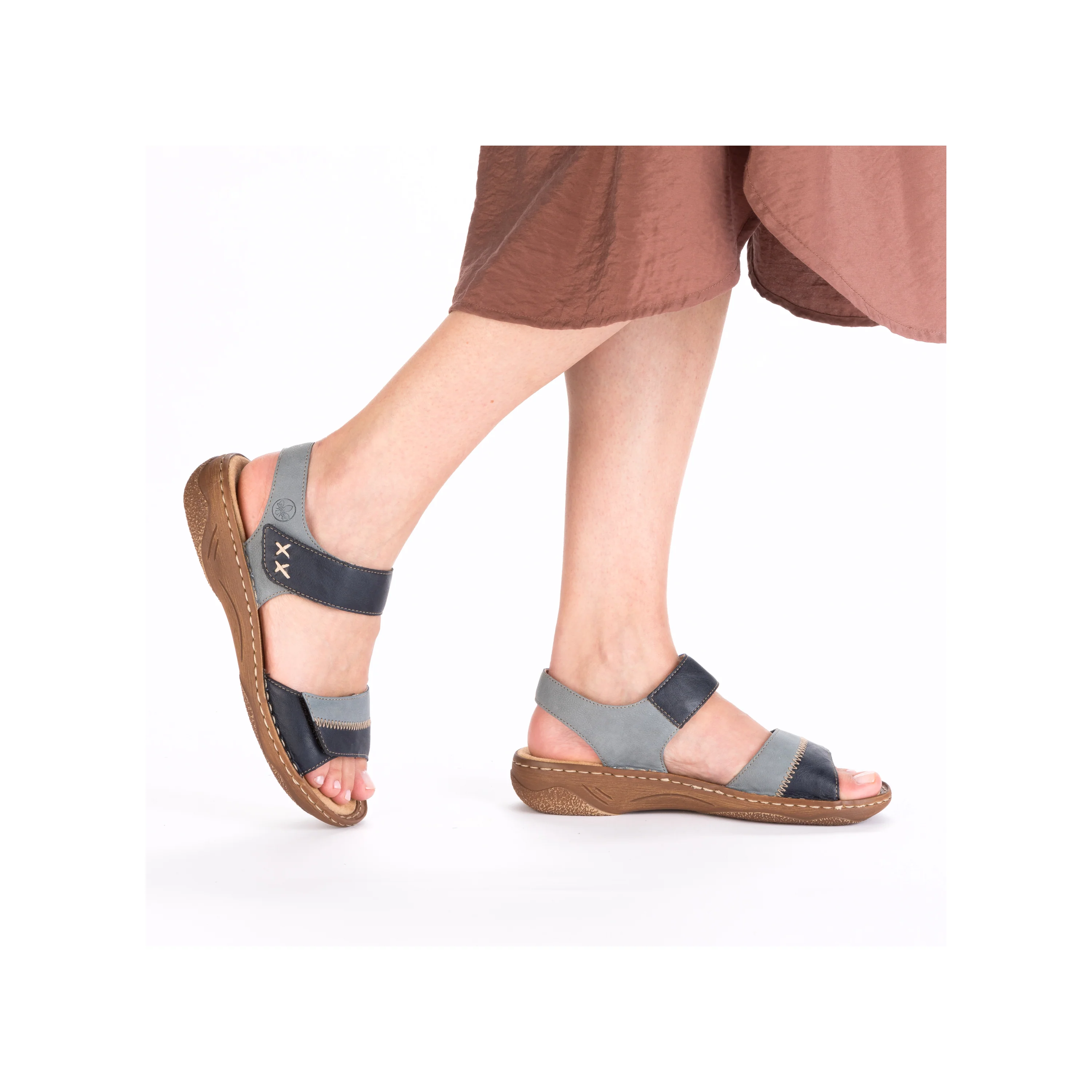 Rieker Woman's Sandals - Blue | V2860-14 - Image 11