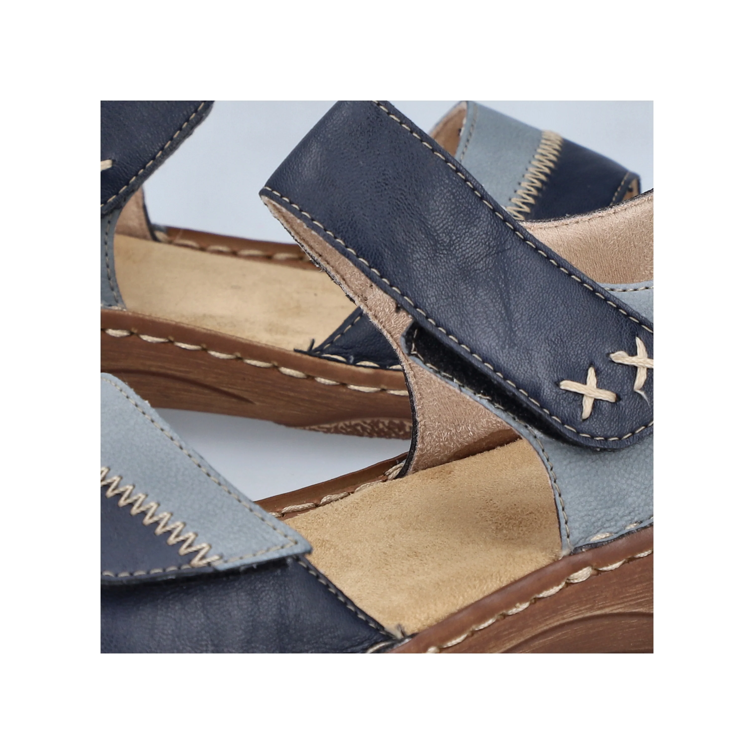 Rieker Woman's Sandals - Blue | V2860-14 - Image 13