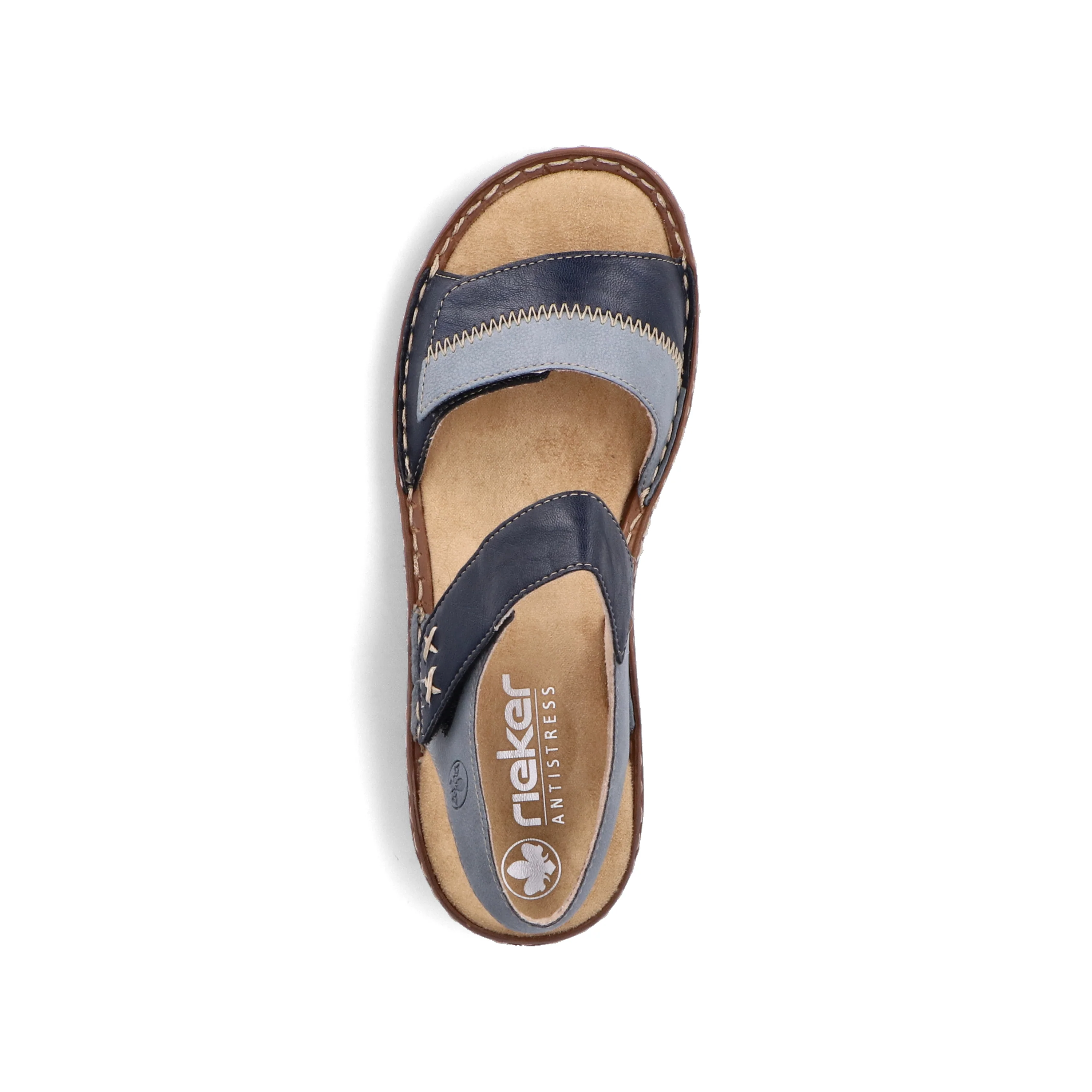 Rieker Woman's Sandals - Blue | V2860-14 - Image 4