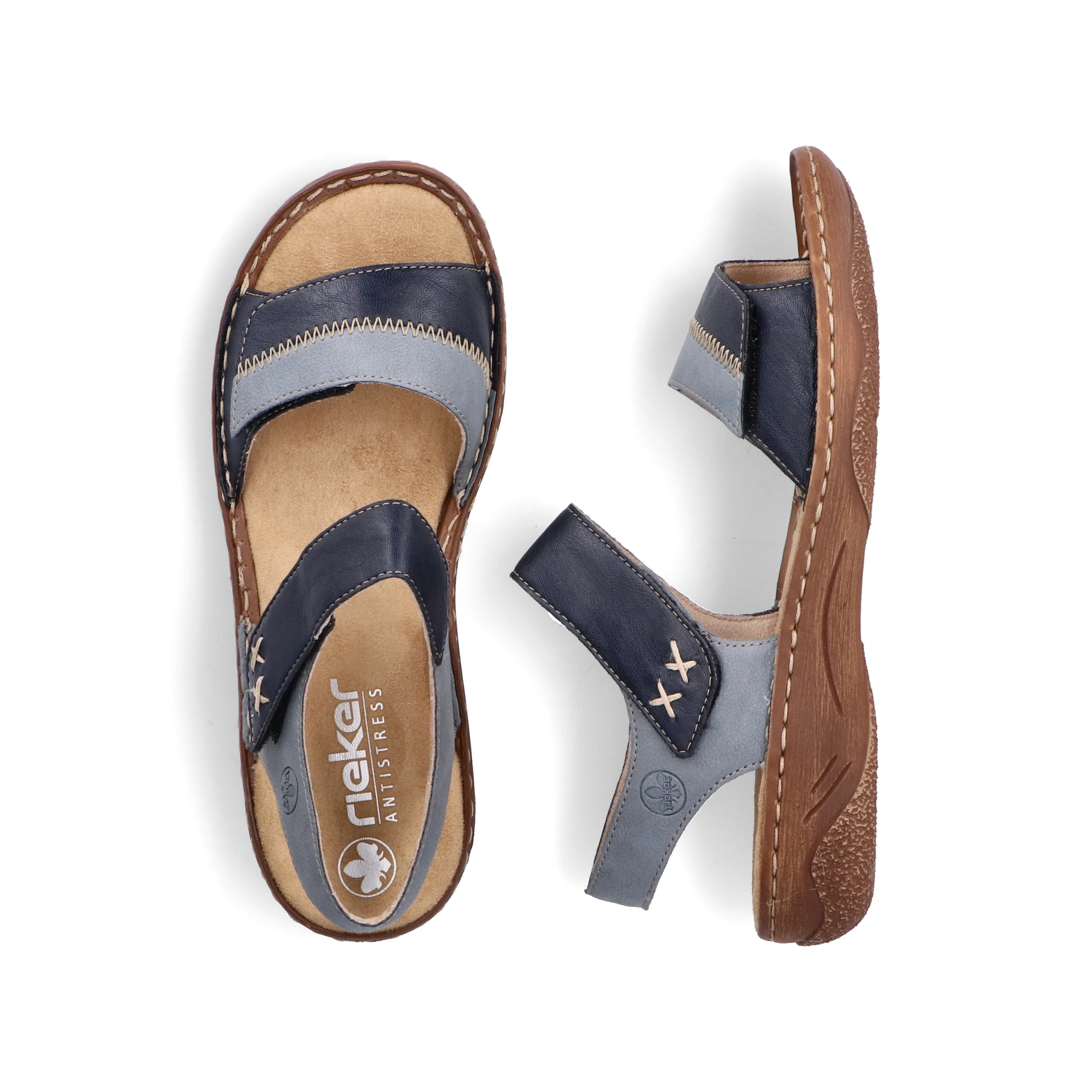 Rieker Woman's Sandals - Blue | V2860-14 - Image 9