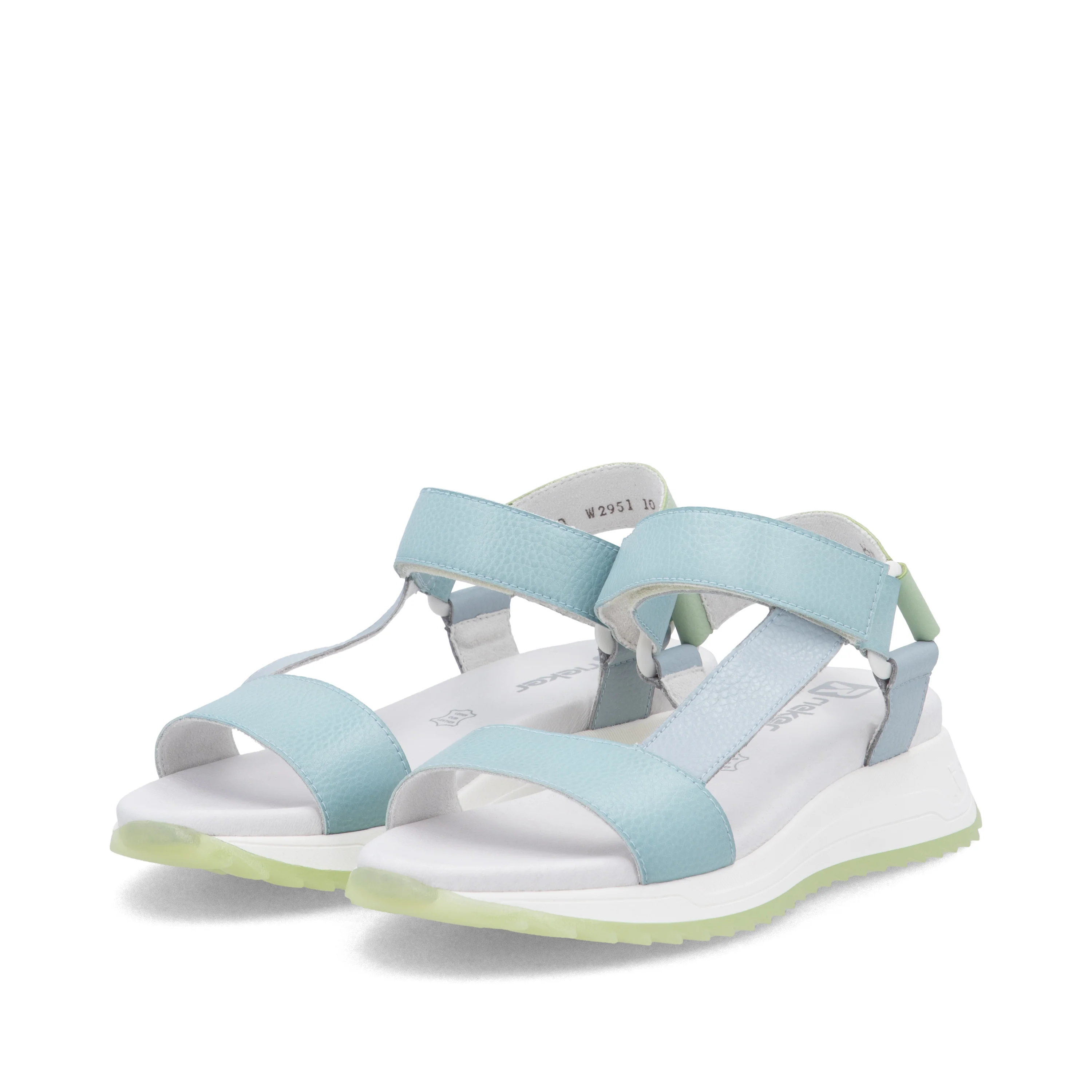 Rieker Sport Woman's Sandals - Blue | W2951-10 - Image 8