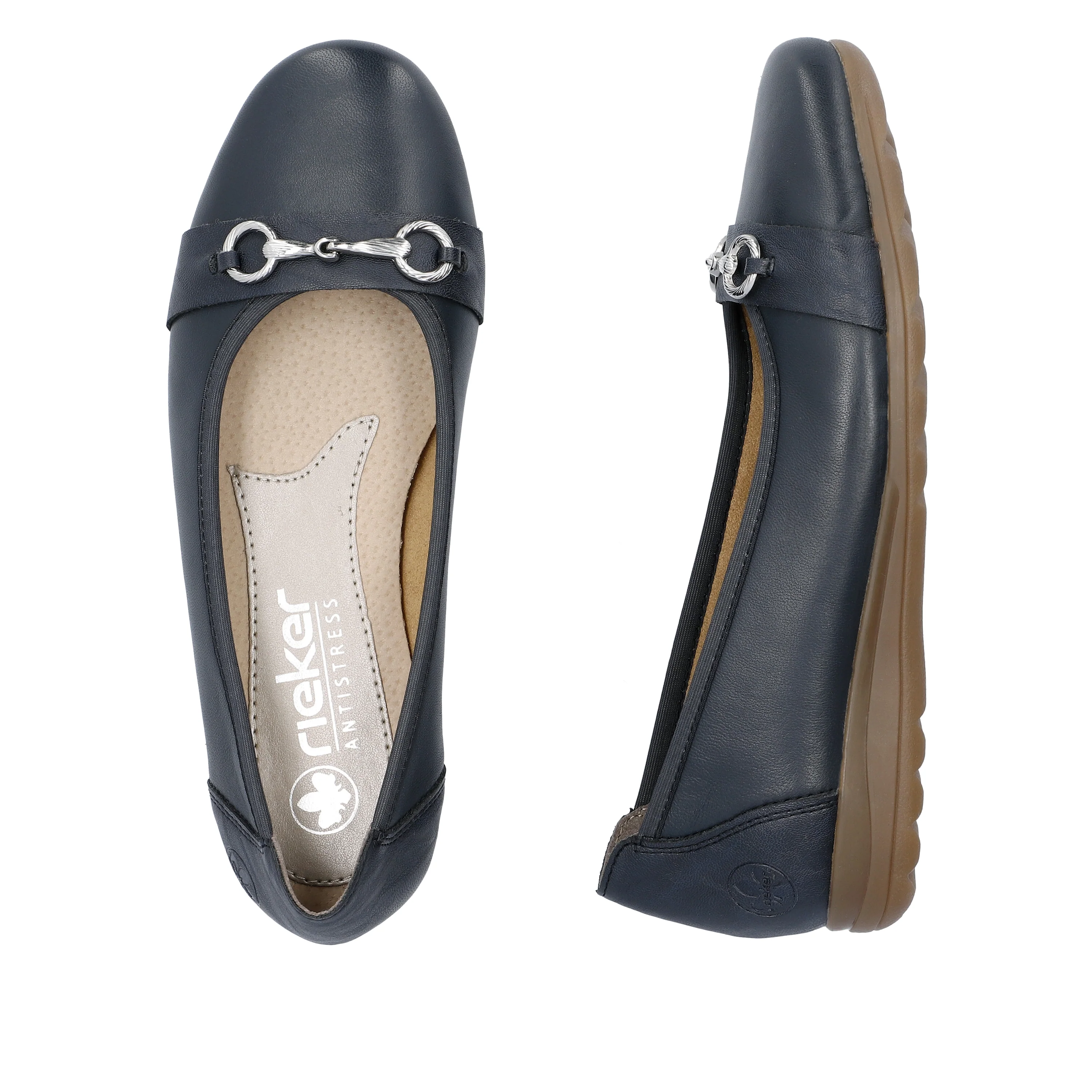 Rieker Woman's Shoes - Blue | L9360-14 - Image 9