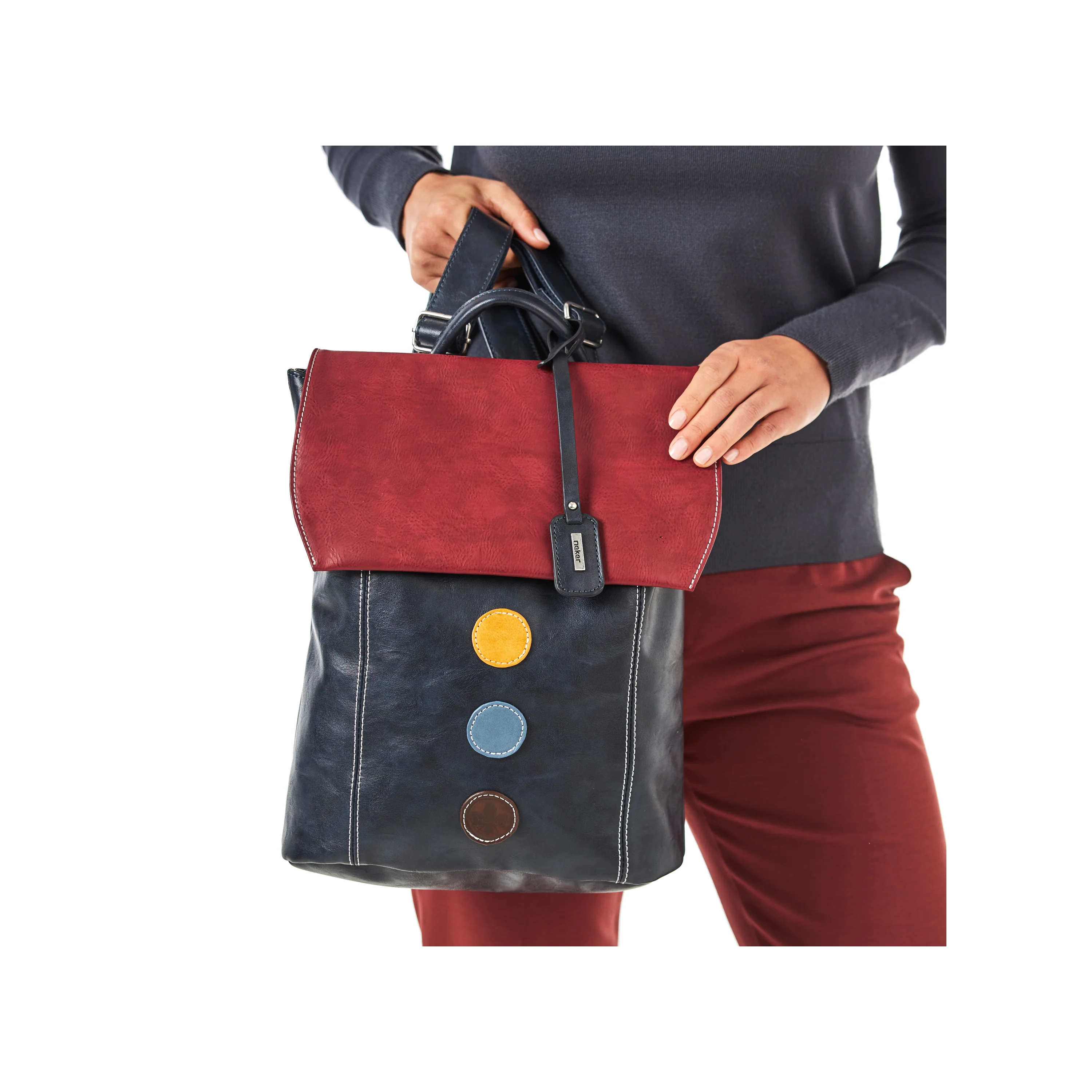 Rieker Woman's Bags - Blue | H1357-14 - Image 6