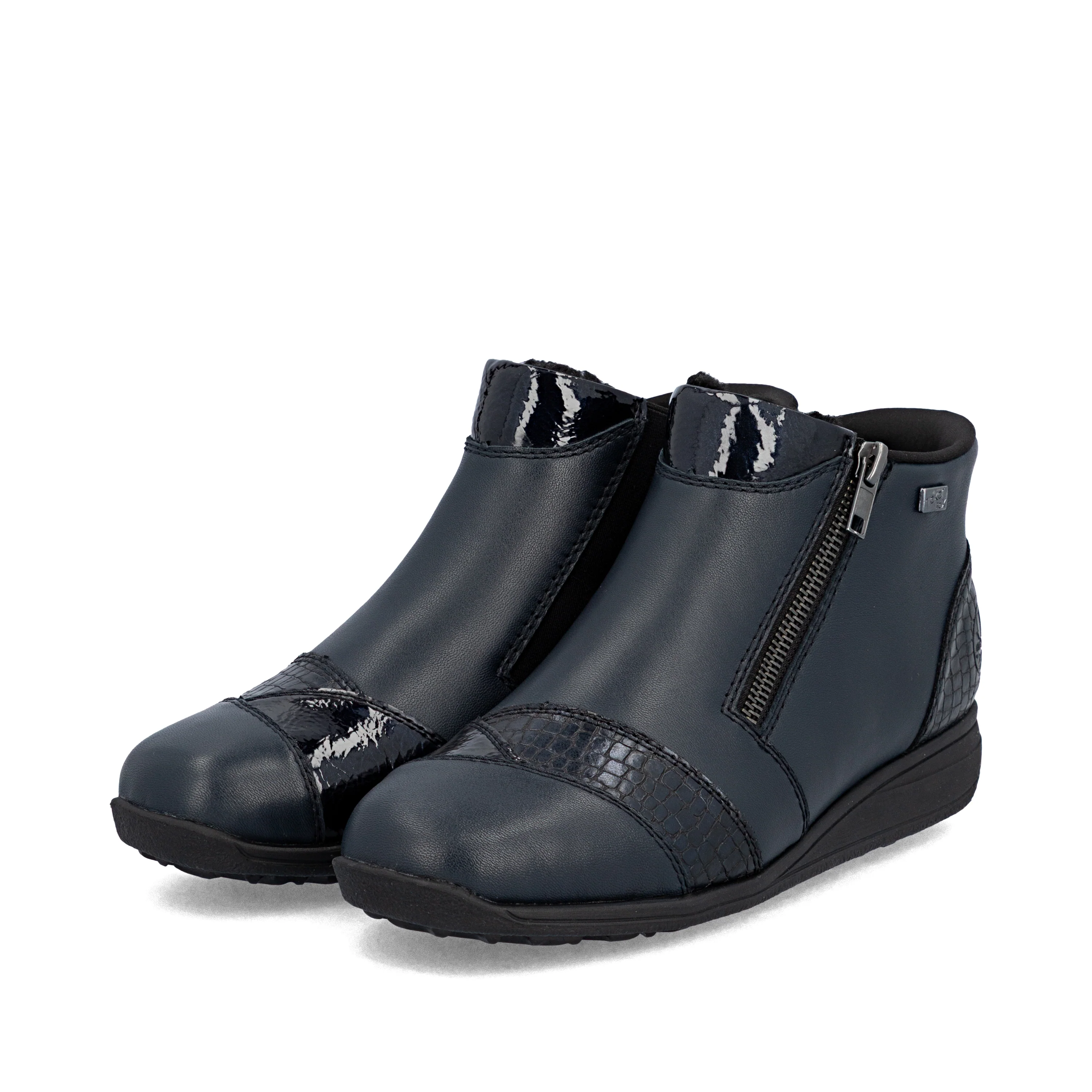 Rieker Woman's Boots - Blue | 47254-14 - Image 8