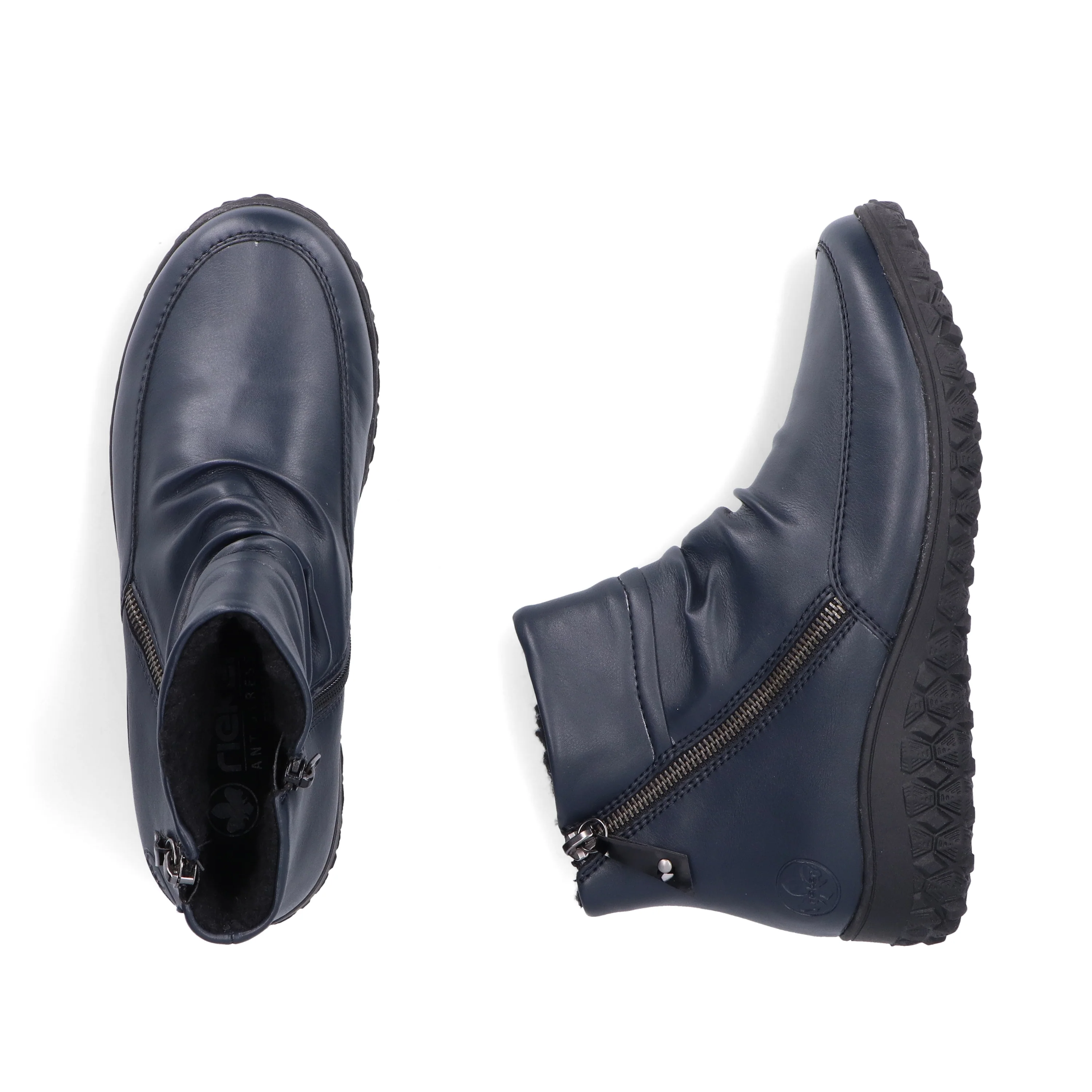 Rieker Woman's Boots - Blue | 59585-14 - Image 9
