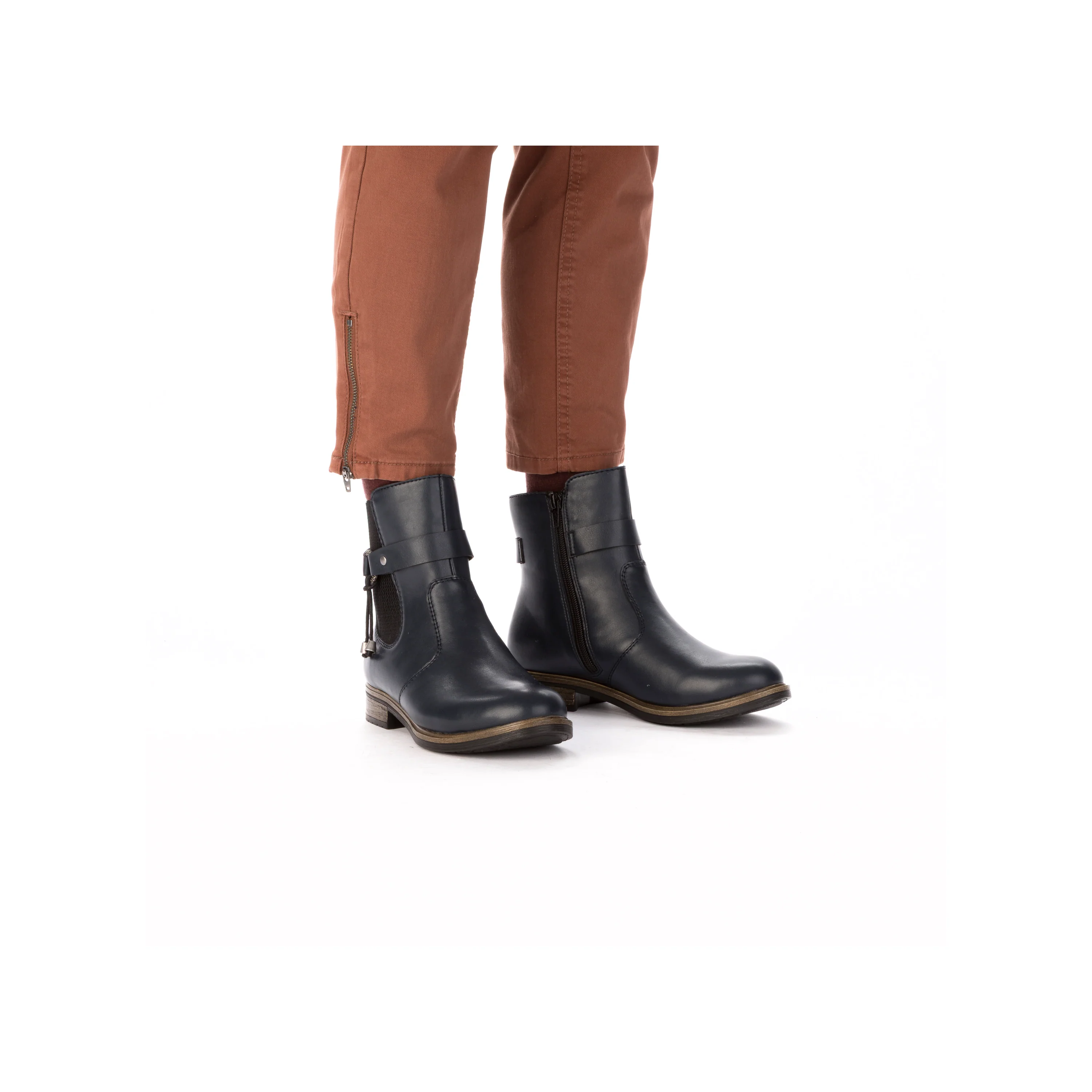 Rieker Woman's Boots - Blue | 72258-14 - Image 10