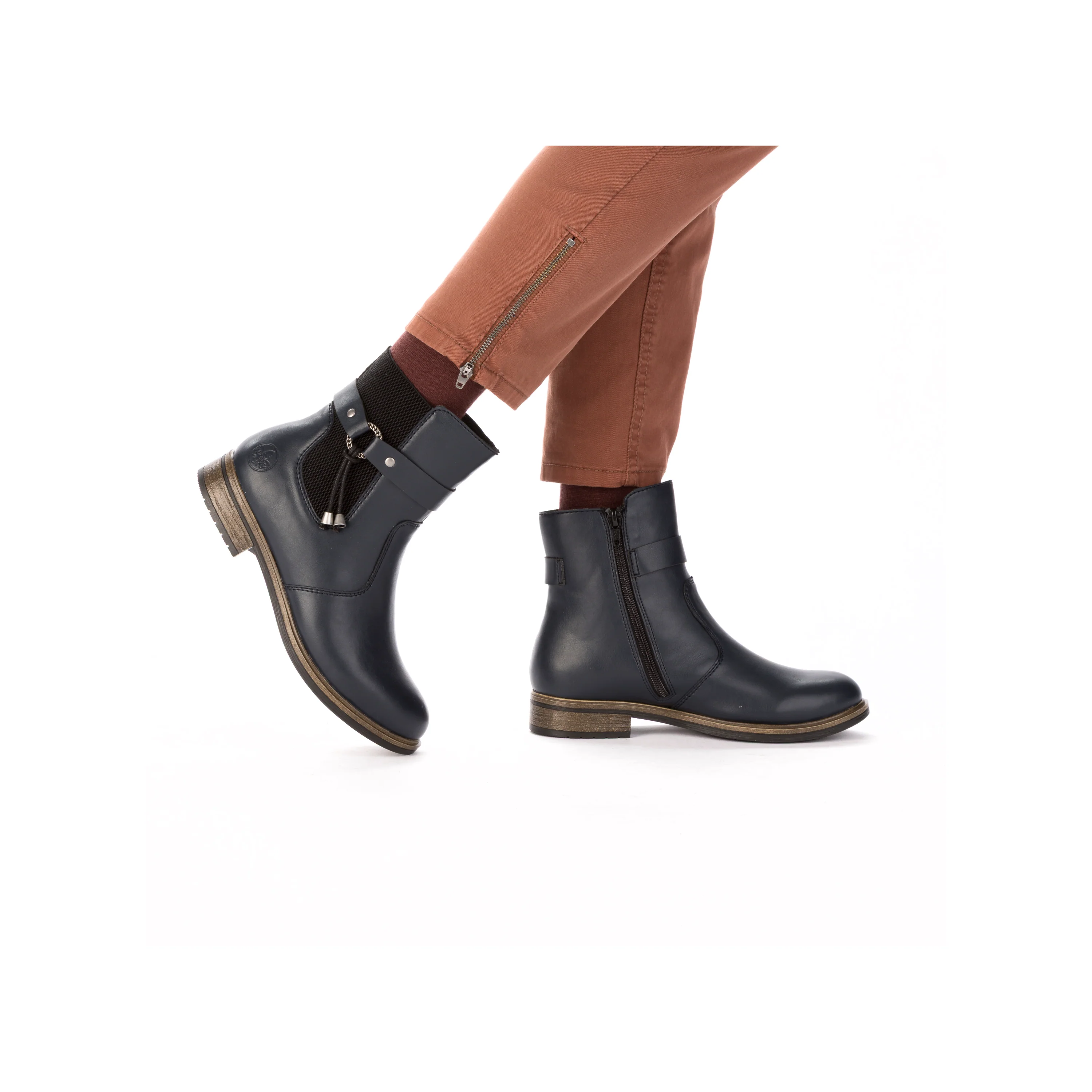 Rieker Woman's Boots - Blue | 72258-14 - Image 11
