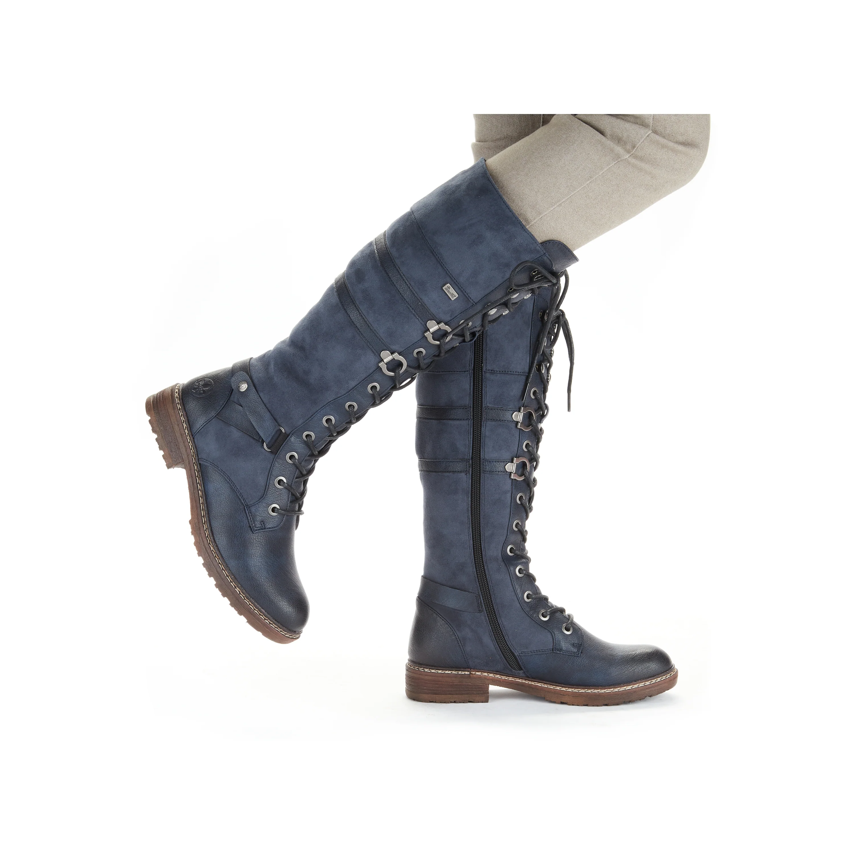 Rieker Woman's Boots - Blue | 94732-14 - Image 12