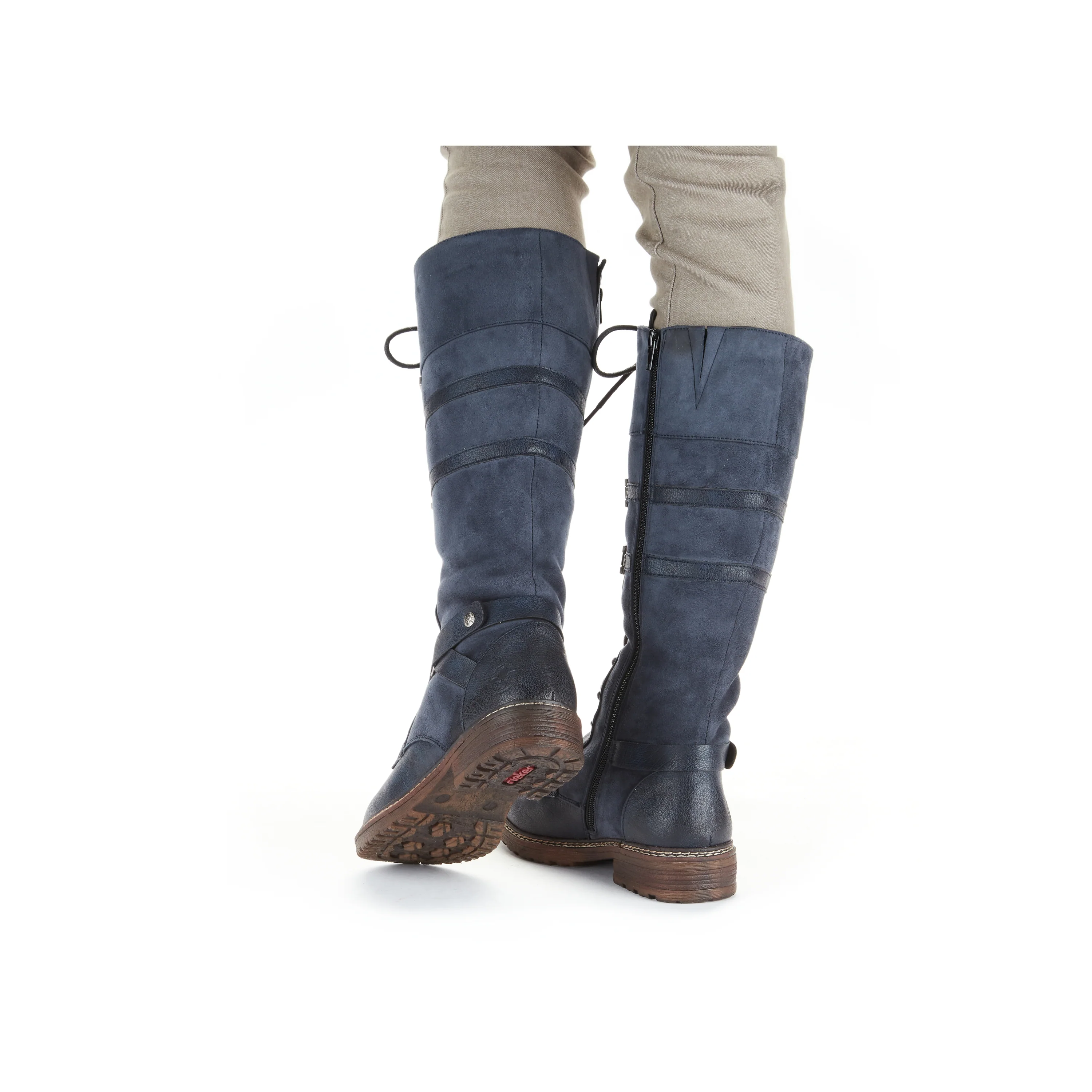 Rieker Woman's Boots - Blue | 94732-14 - Image 14