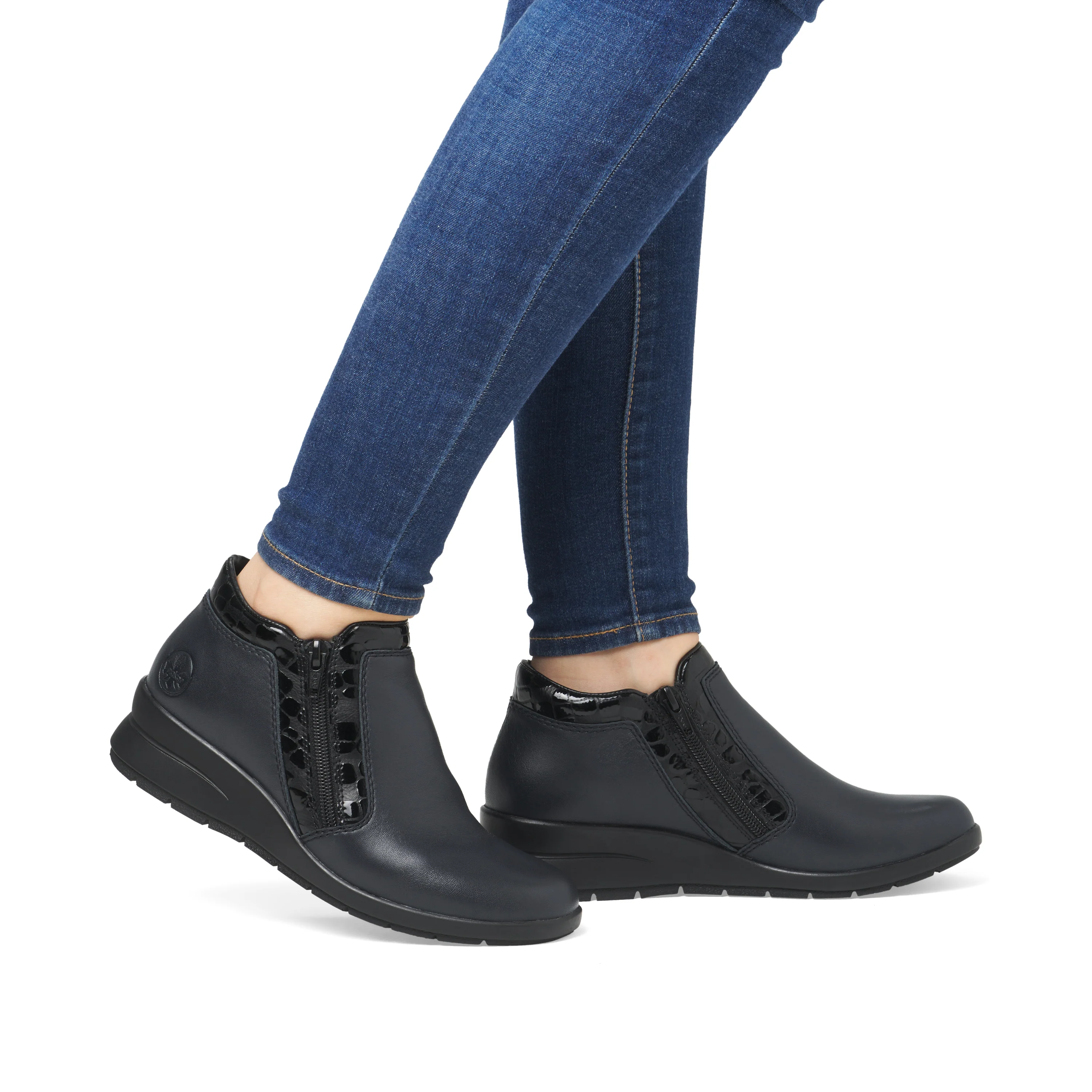 Rieker Woman's Boots - Blue | L4883-14 - Image 10