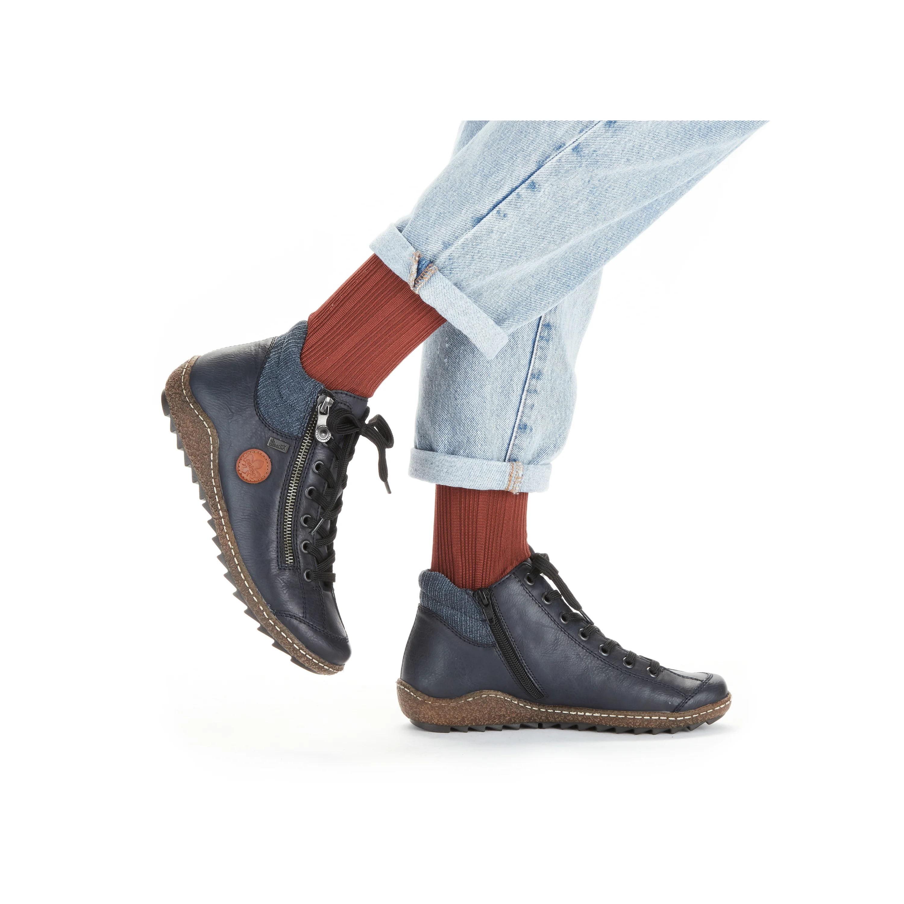 Rieker Woman's Boots - Blue | L7514-14 - Image 12