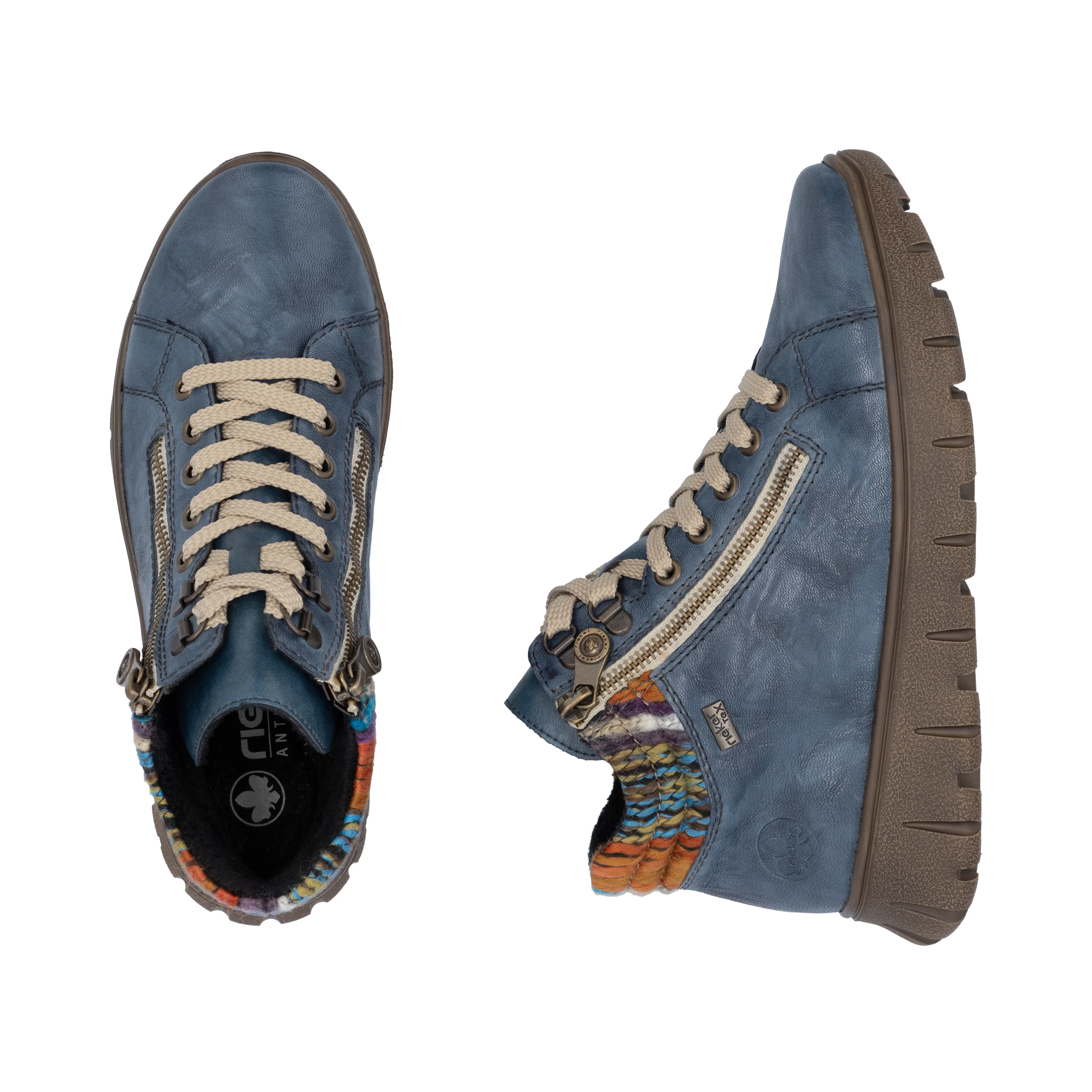 Rieker Woman's Boots - Blue | N1305-14 - Image 9