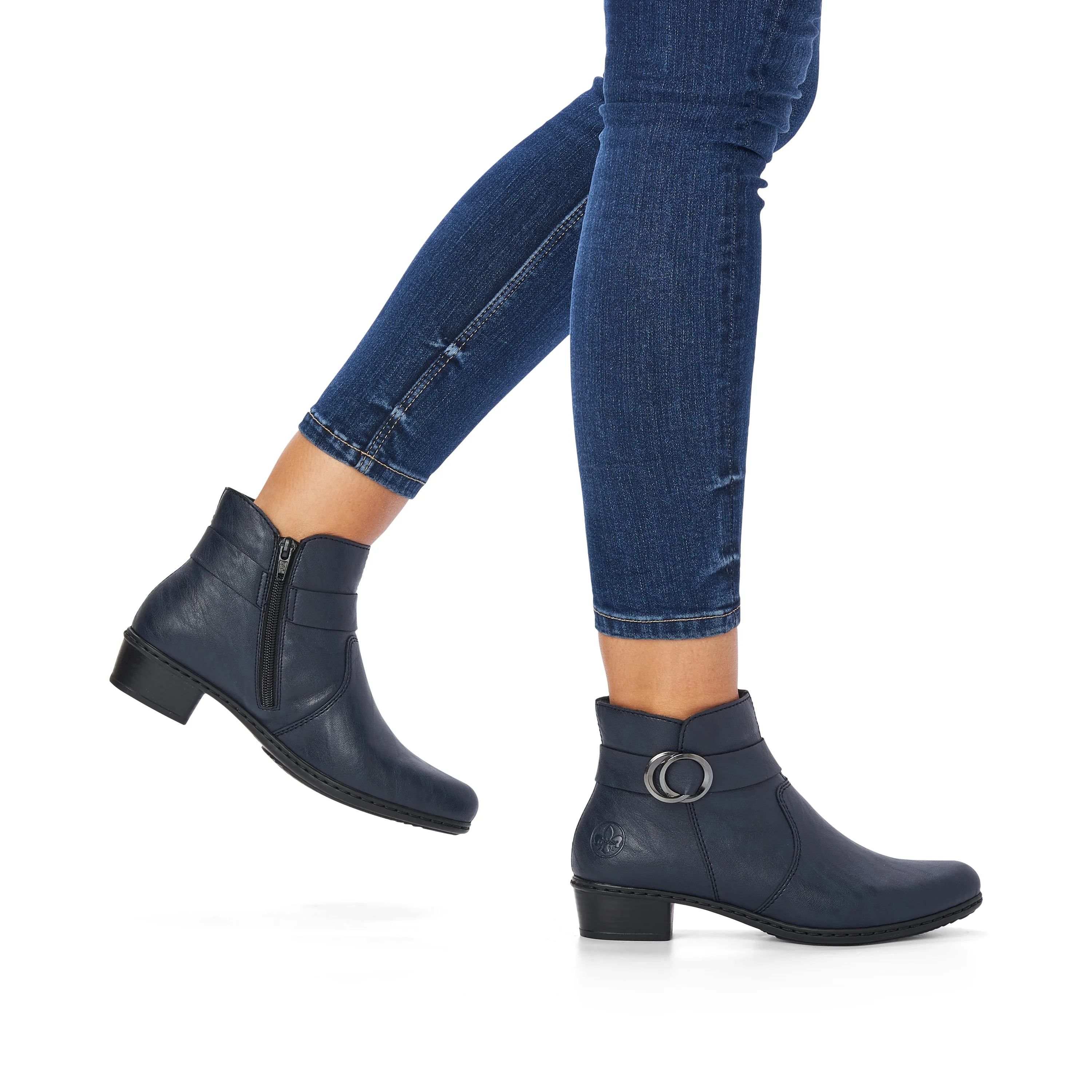 Rieker Woman's Boots - Blue | Y0775-14 - Image 10