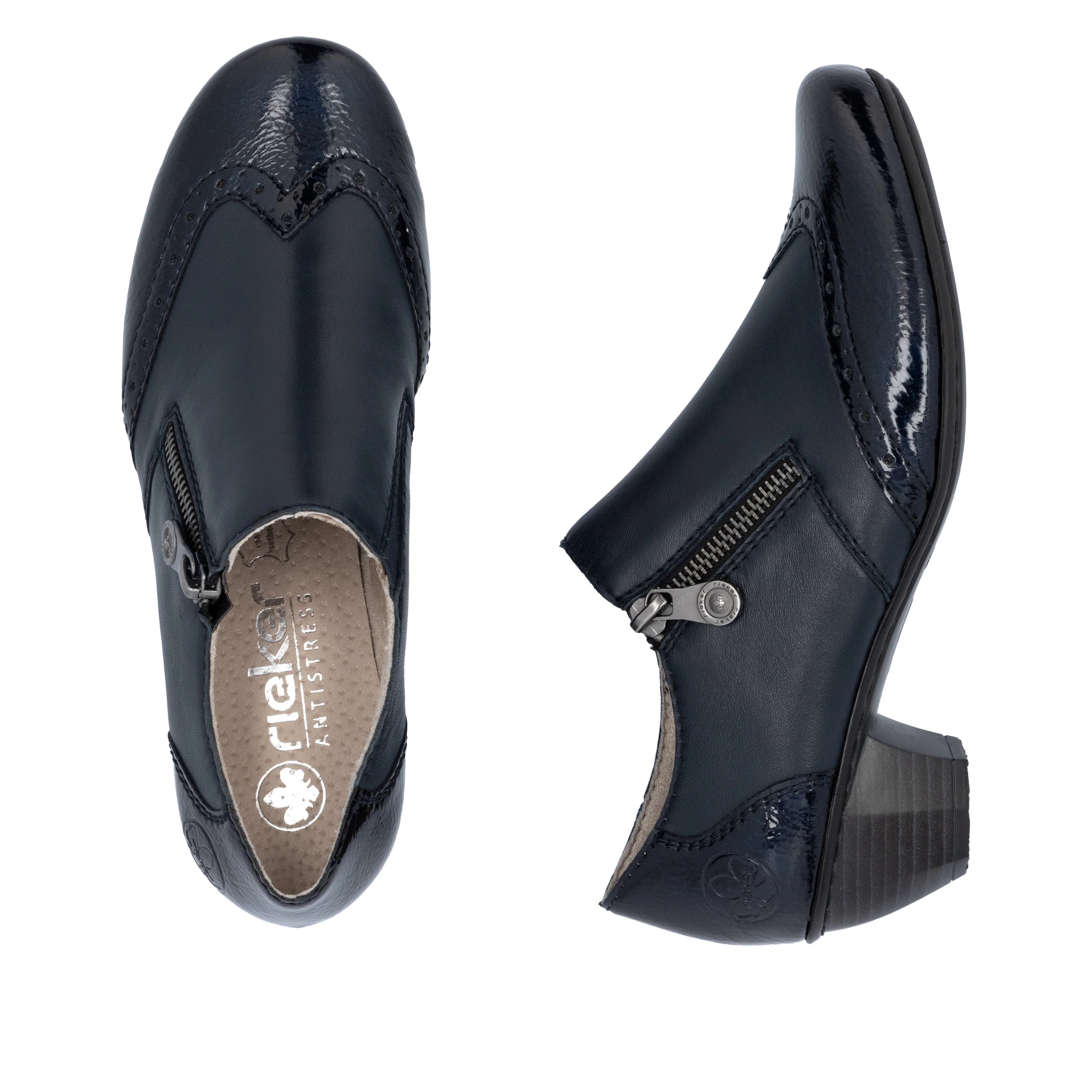 Rieker Woman's Shoes - Blue | 41757-15 - Image 9