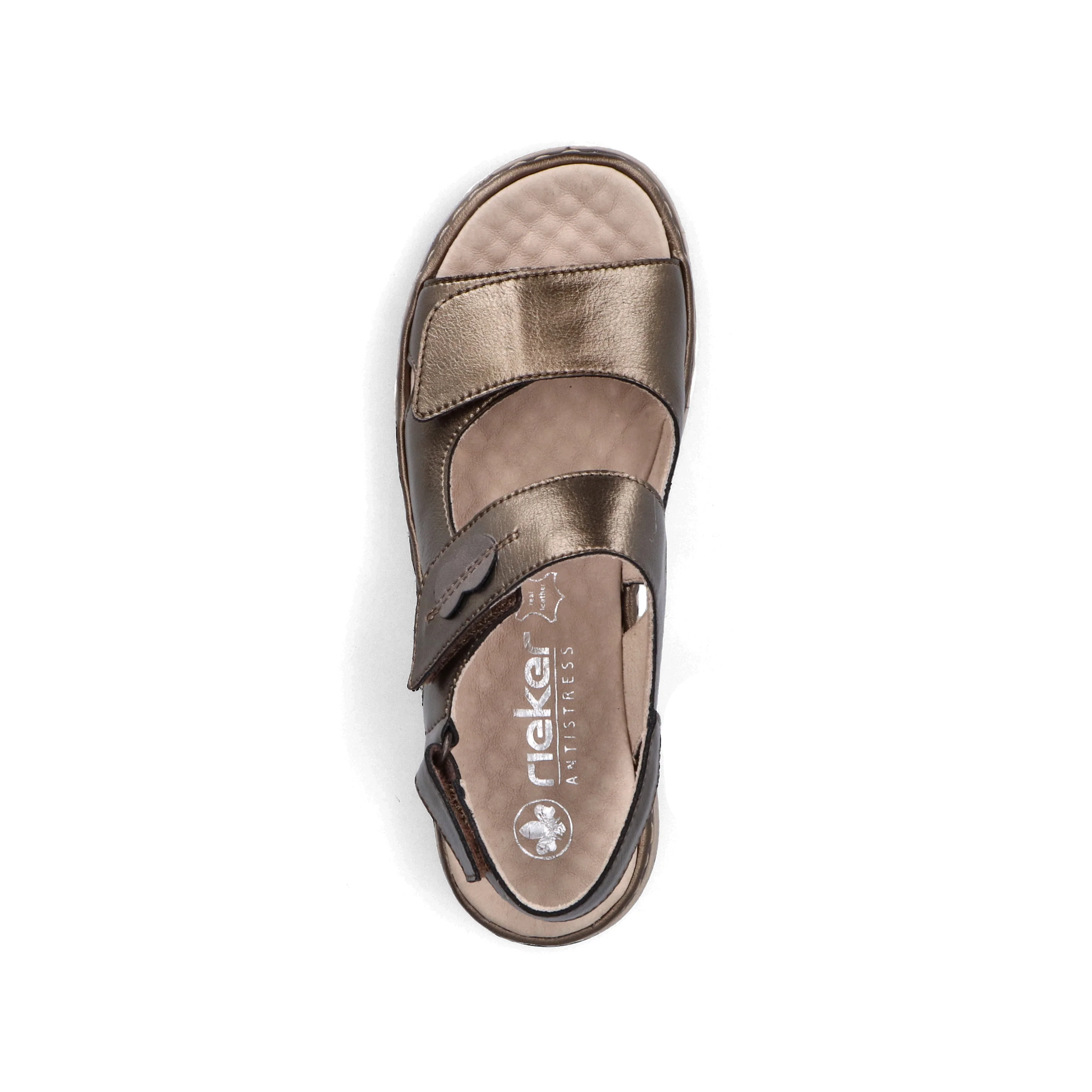 Rieker Woman's Sandals - Bronze | 60462-90 - Image 4