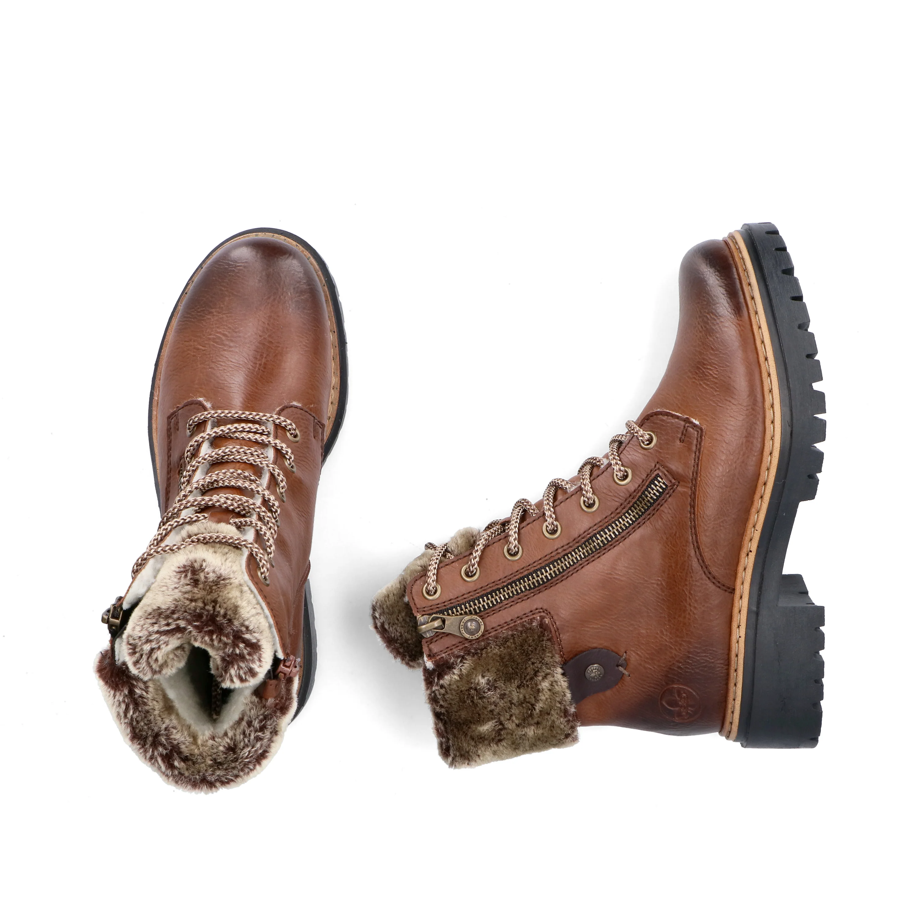 Rieker Woman's Boots - Brown | 72608-24 - Image 9