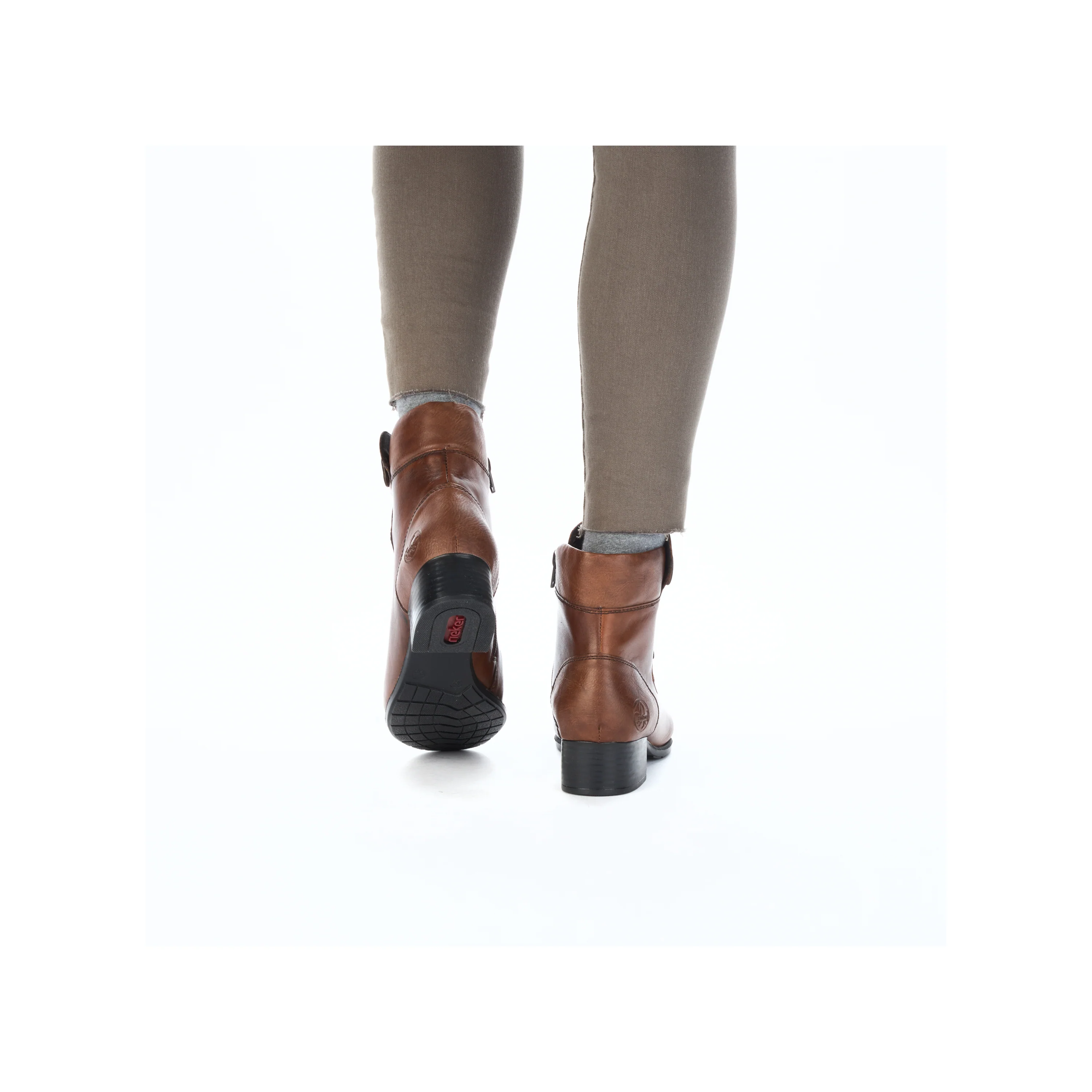 Rieker Woman's Boots - Brown | 78659-22 - Image 12