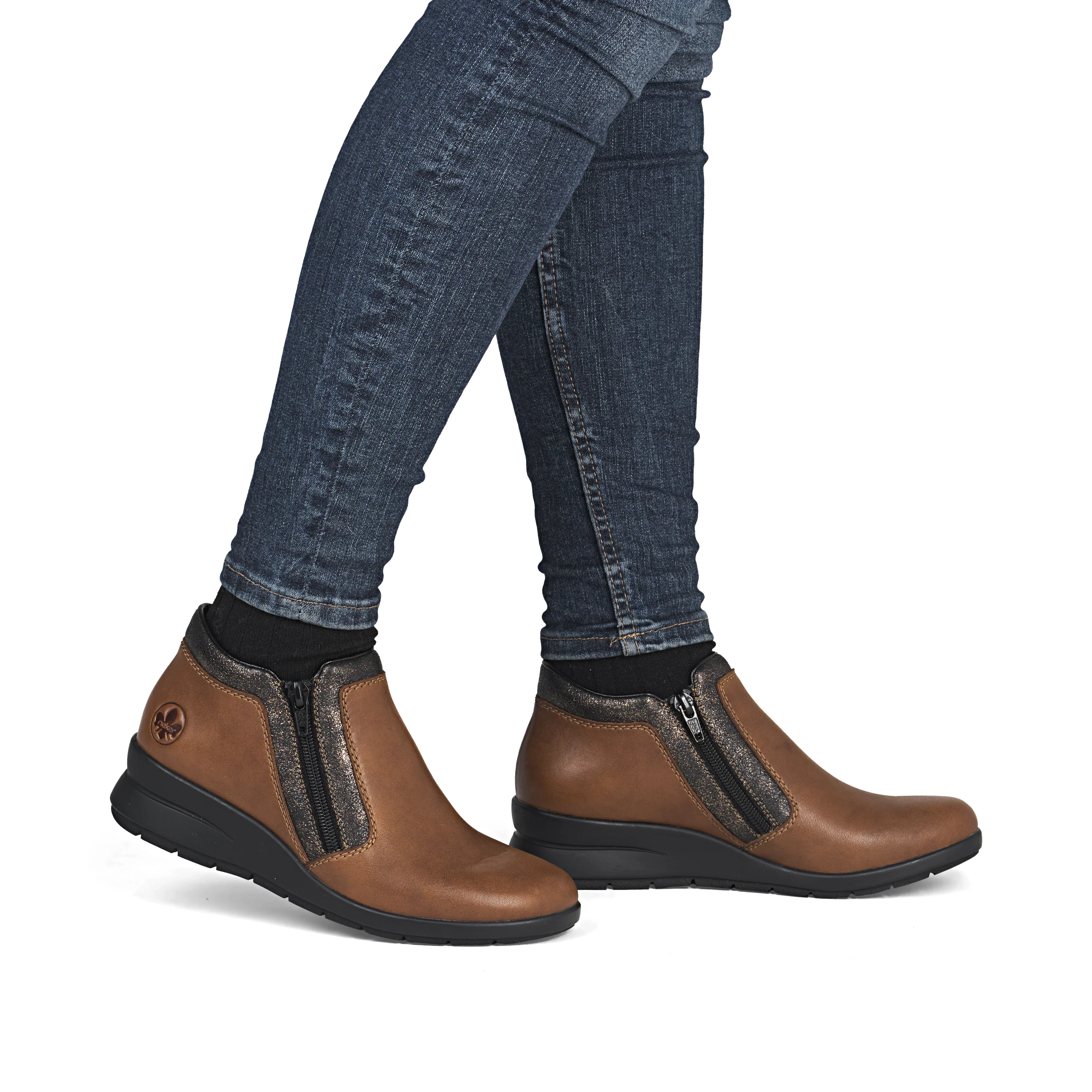 Rieker Woman's Boots - Brown | L4883-24 - Image 10