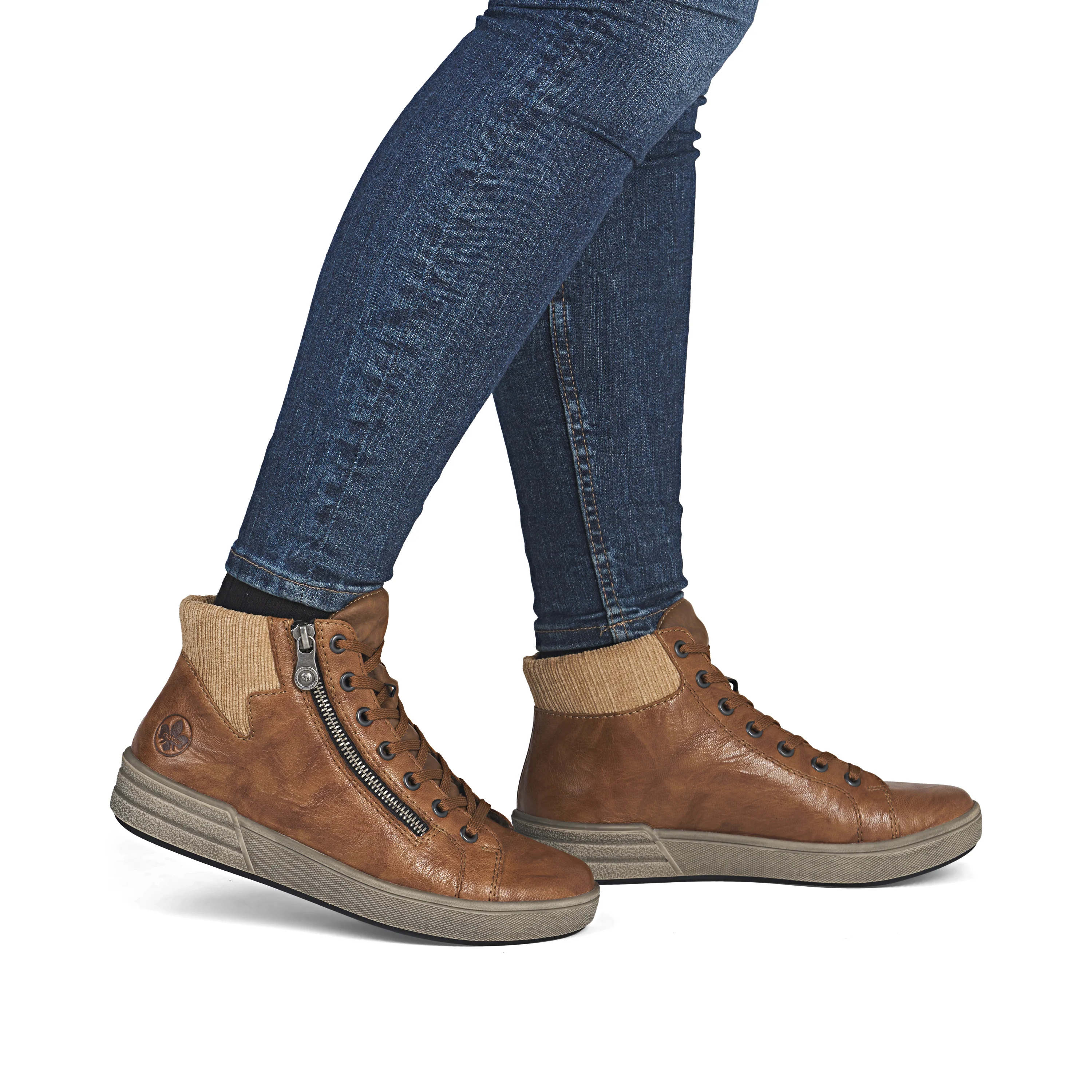 Rieker Woman's Boots - Brown | X0709-22 - Image 10