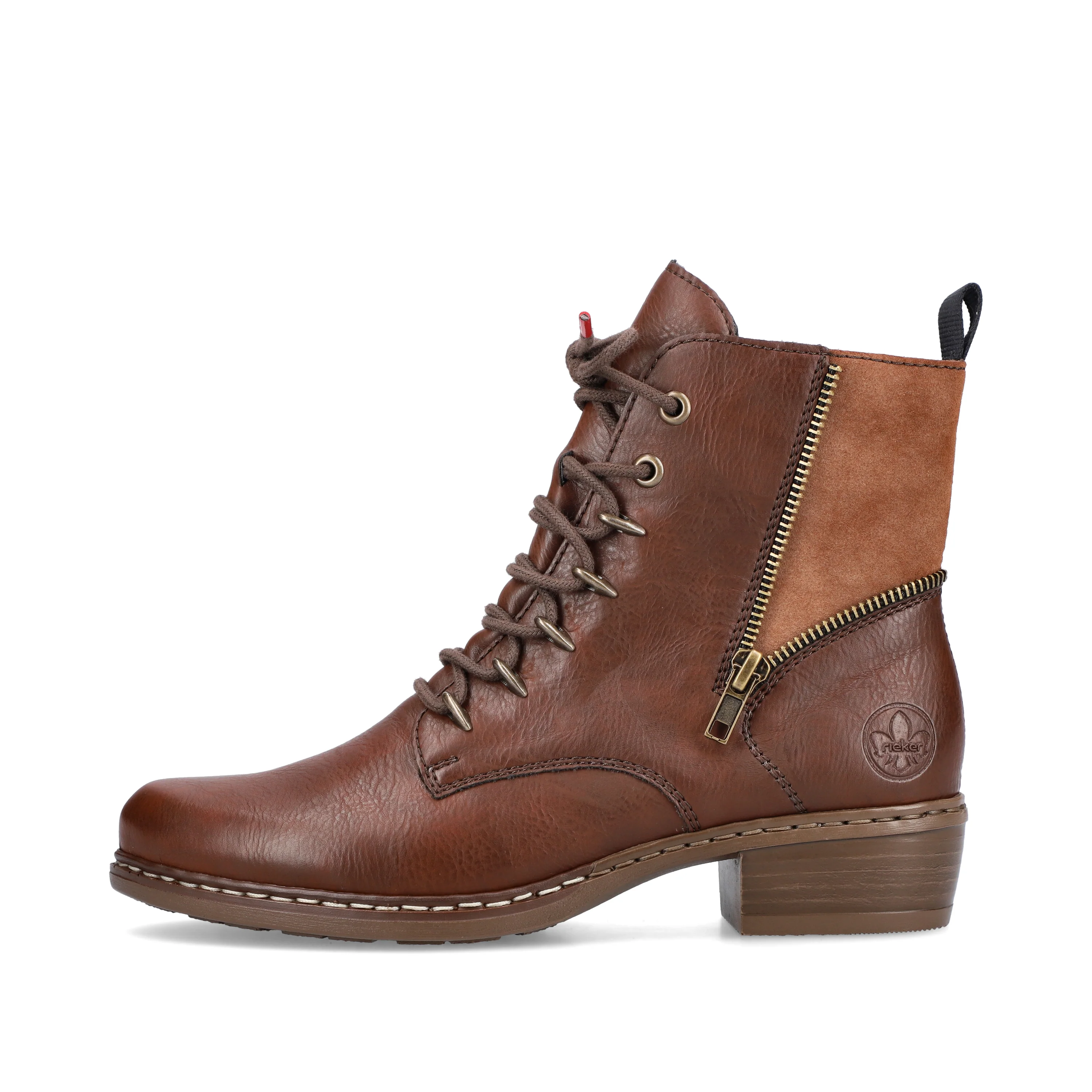 Rieker Woman's Boots - Brown | Y0800-24 - Image 14