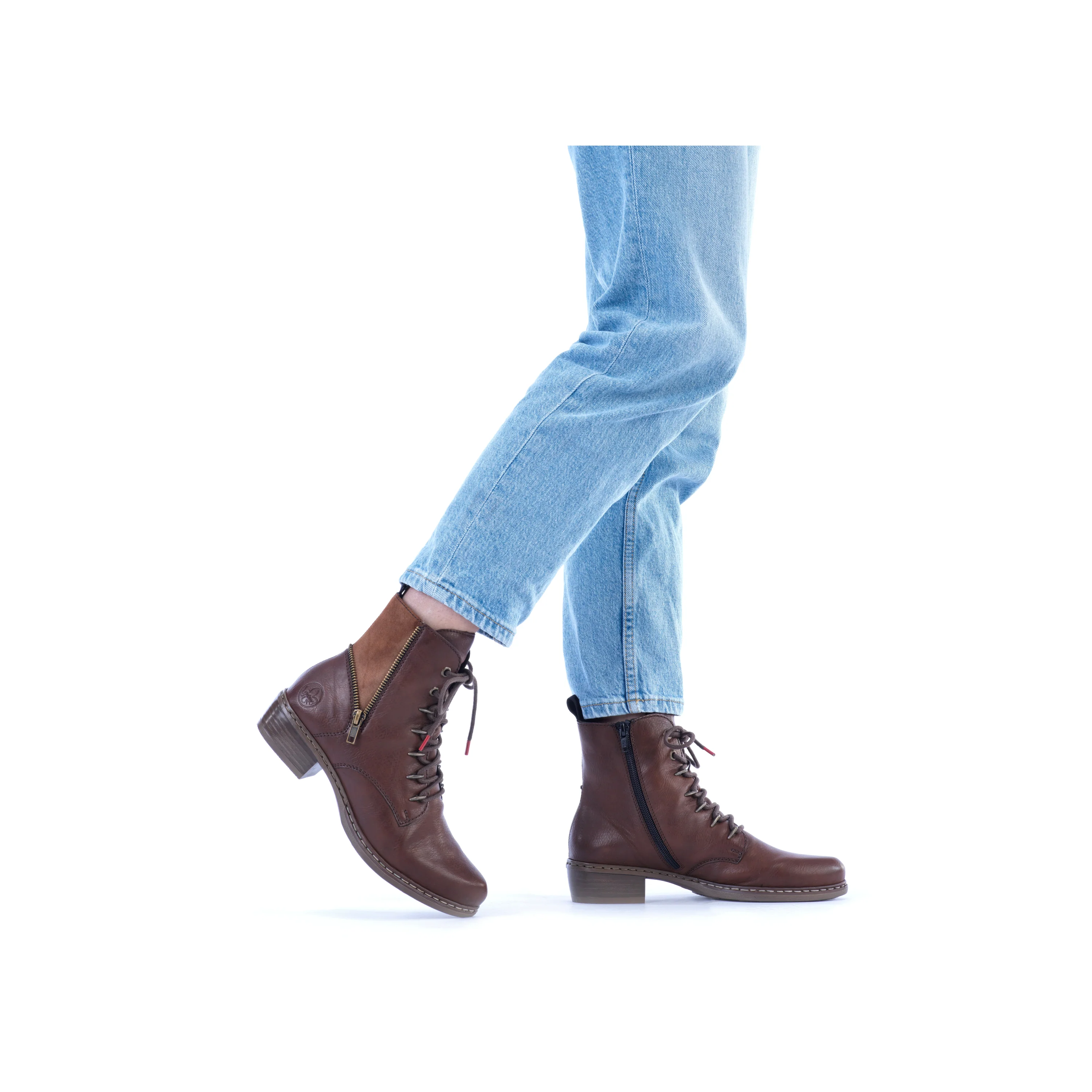 Rieker Woman's Boots - Brown | Y0800-24 - Image 28
