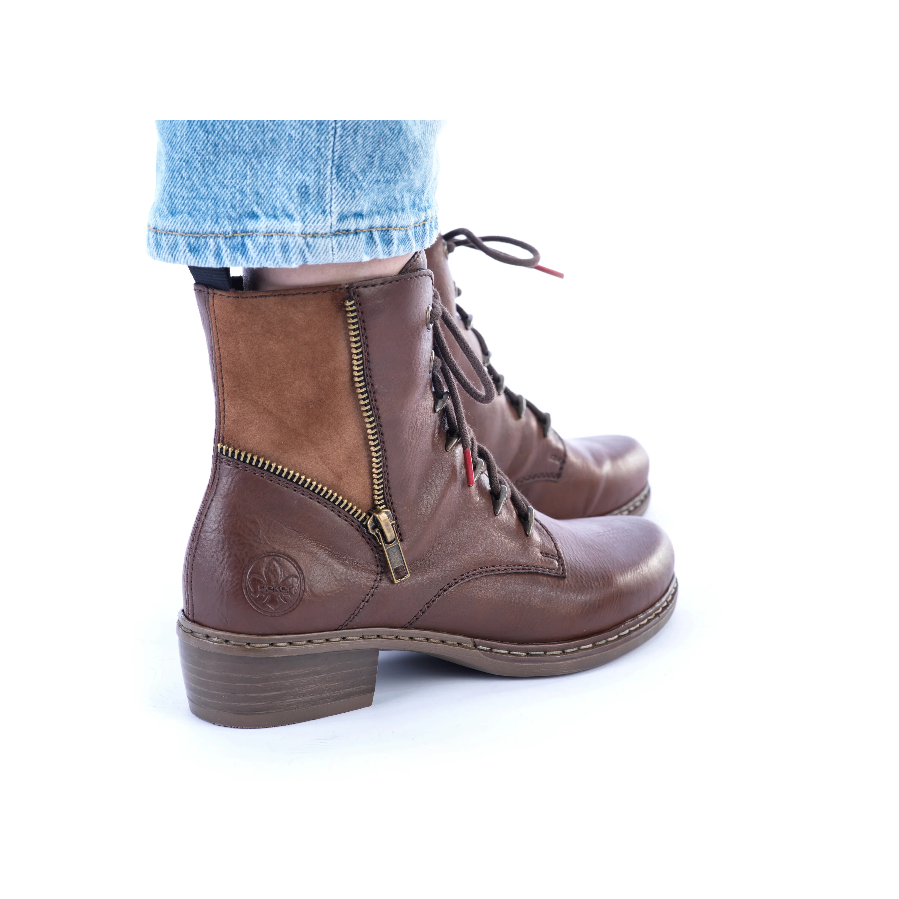 Rieker Woman's Boots - Brown | Y0800-24 - Image 33