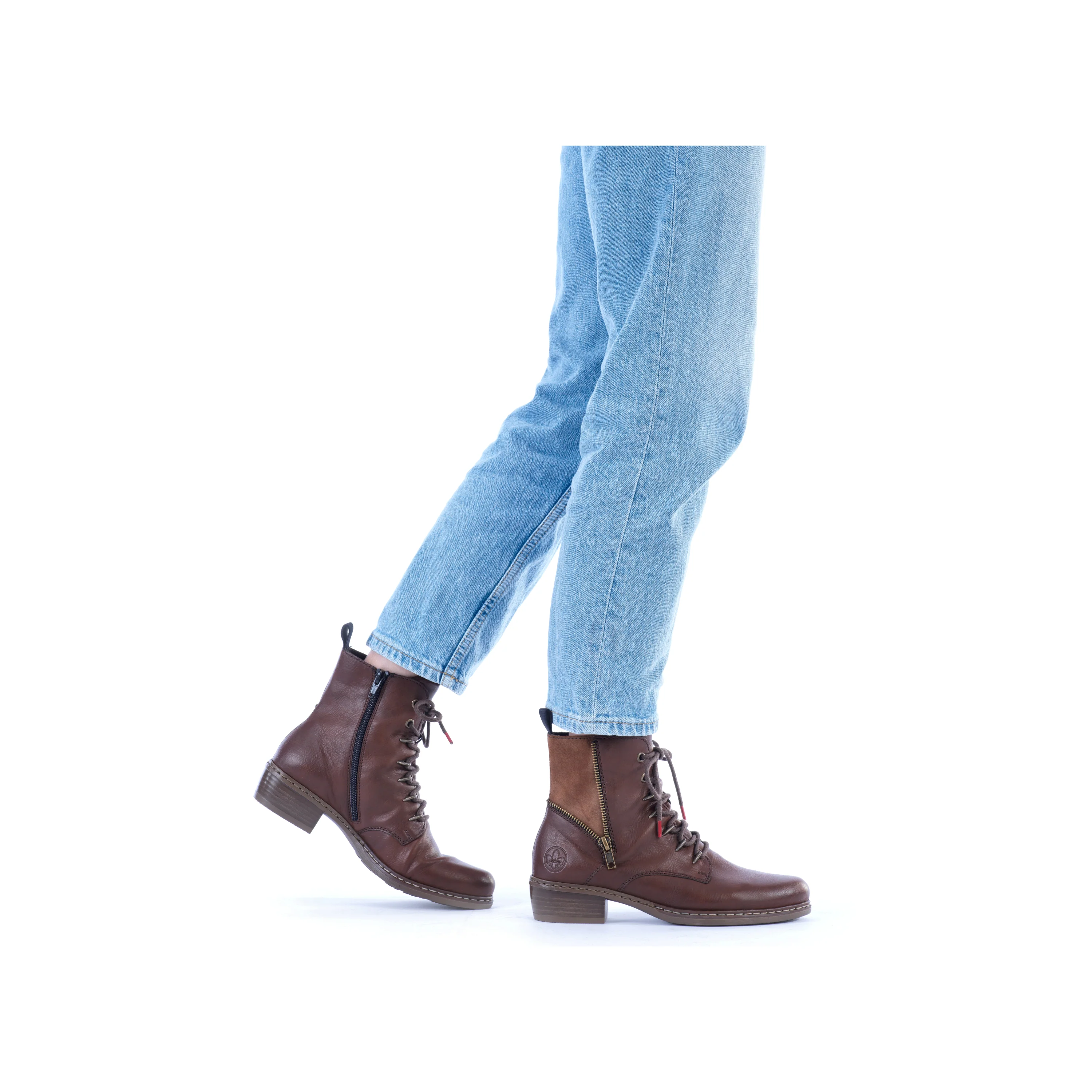 Rieker Woman's Boots - Brown | Y0800-24 - Image 42