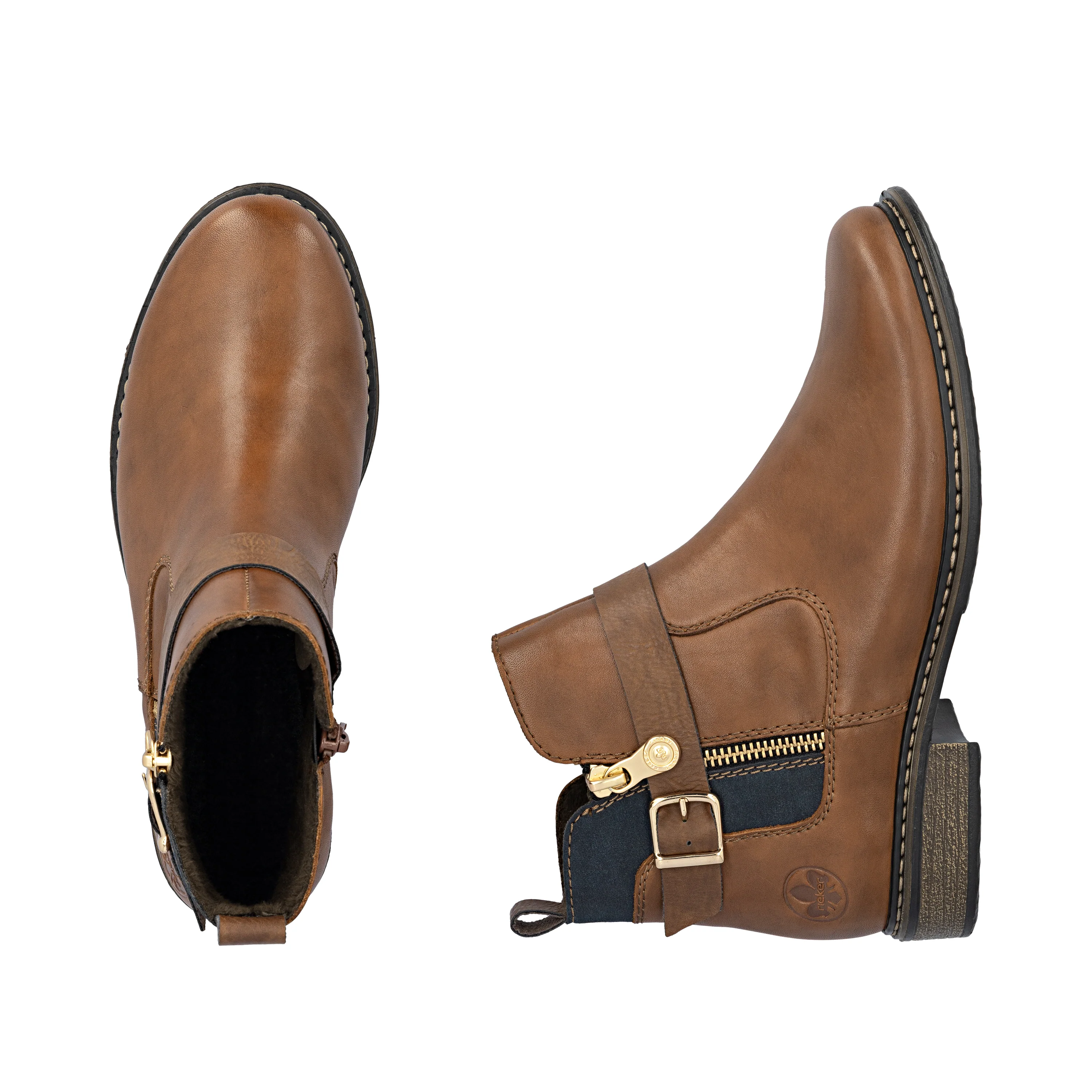 Rieker Woman's Boots - Brown | Z4959-22 - Image 9