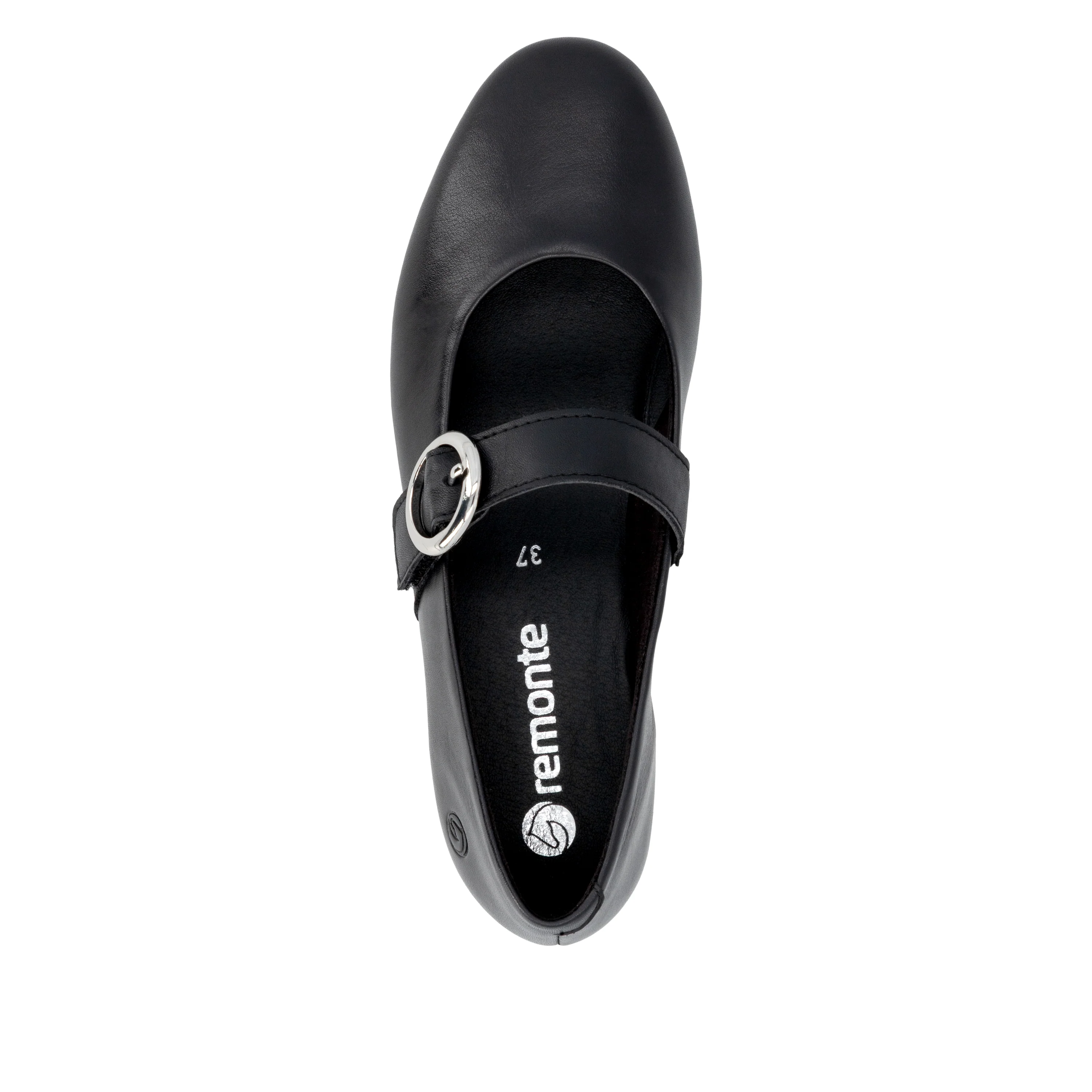 remonte Women's Ballerina Shoe - Black | D0K14-00 - Image 4