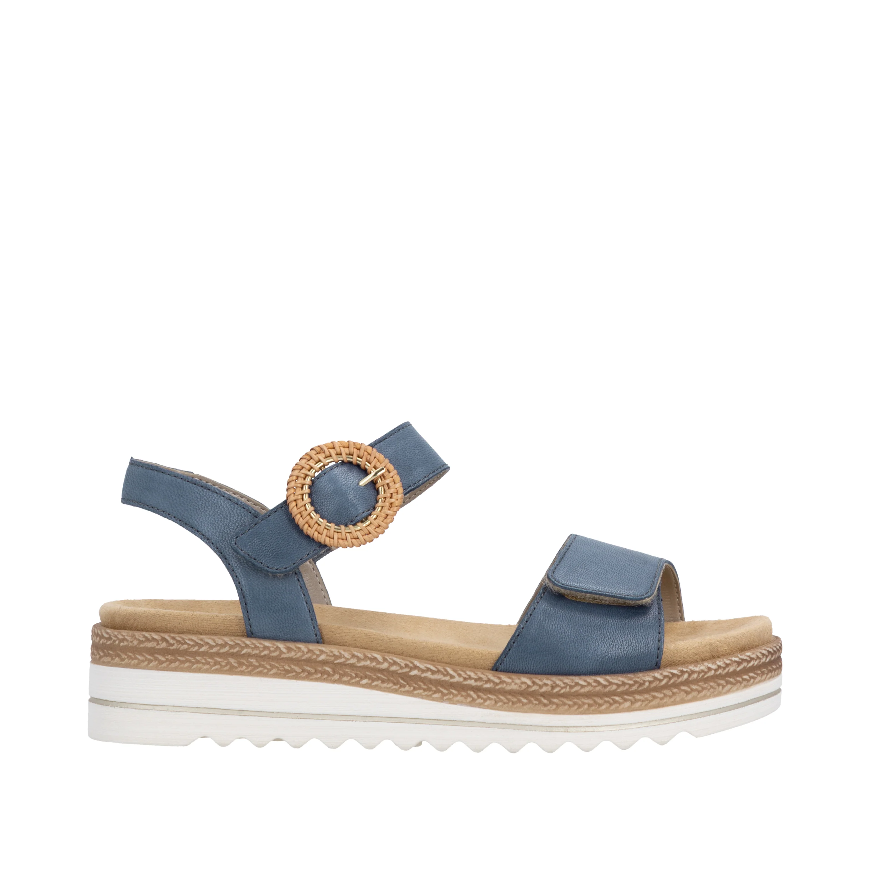 remonte Women's Wedge Sandal - Blue | D0Q52-14 - Image 21