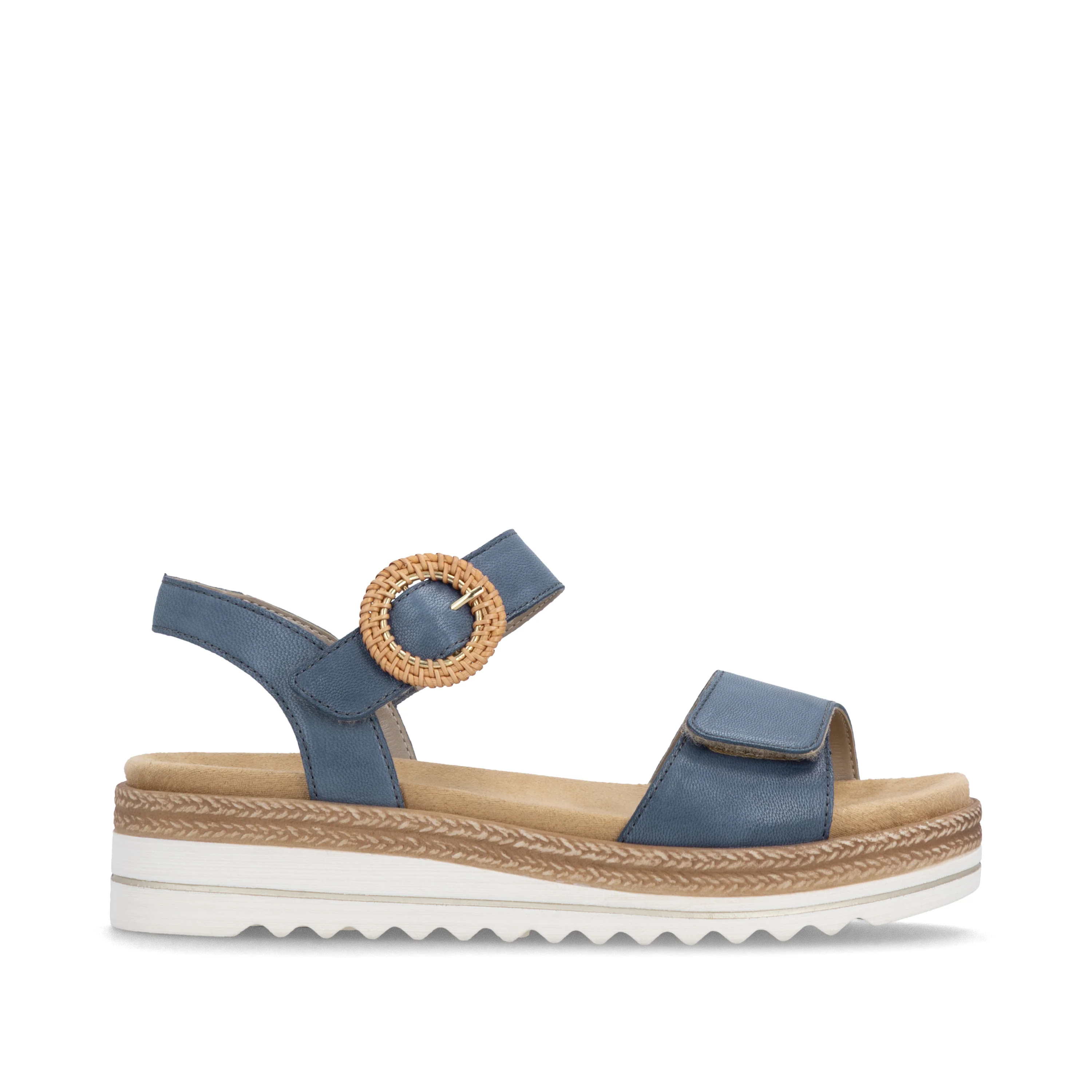 remonte Women's Wedge Sandal - Blue | D0Q52-14 - Image 22