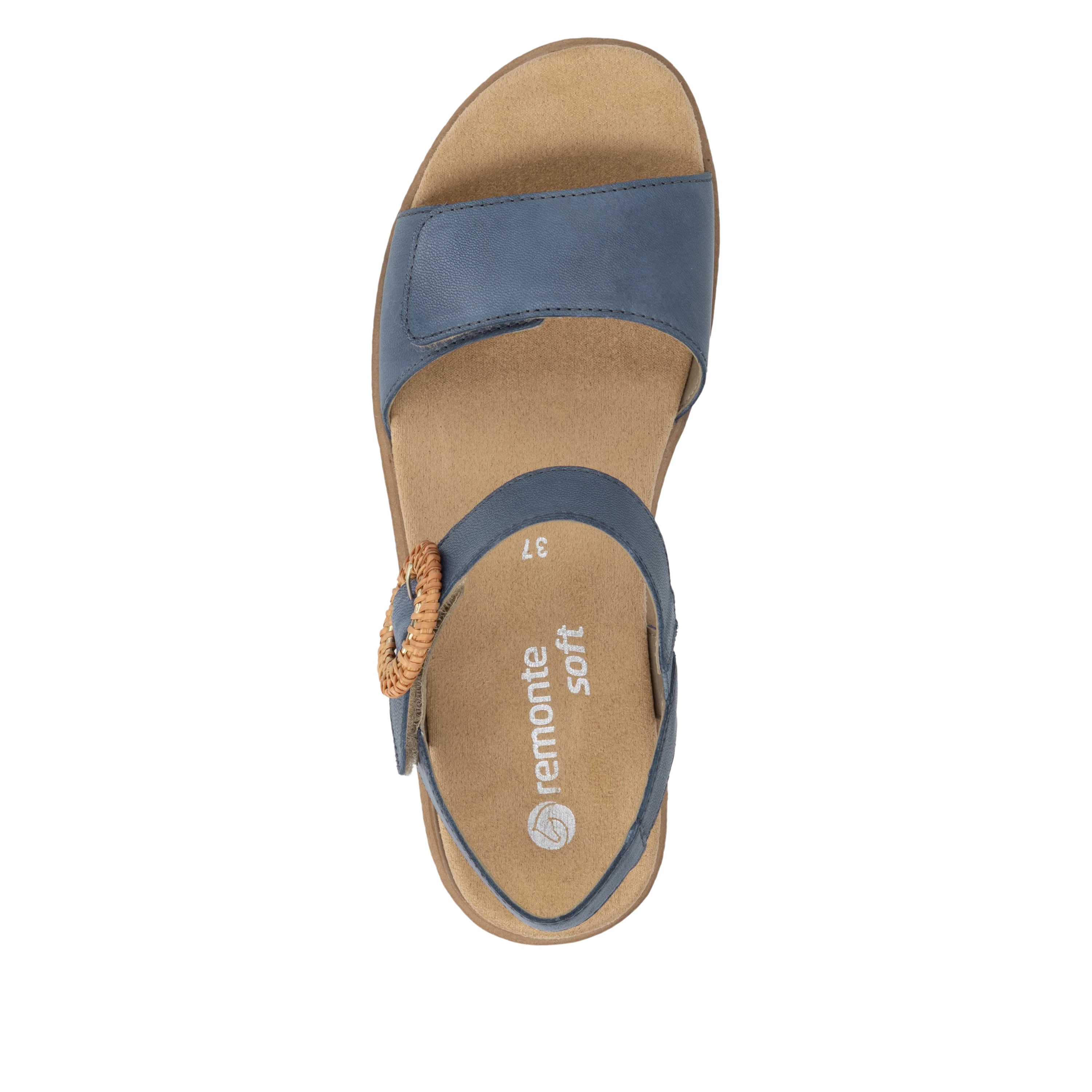 remonte Women's Wedge Sandal - Blue | D0Q52-14 - Image 8