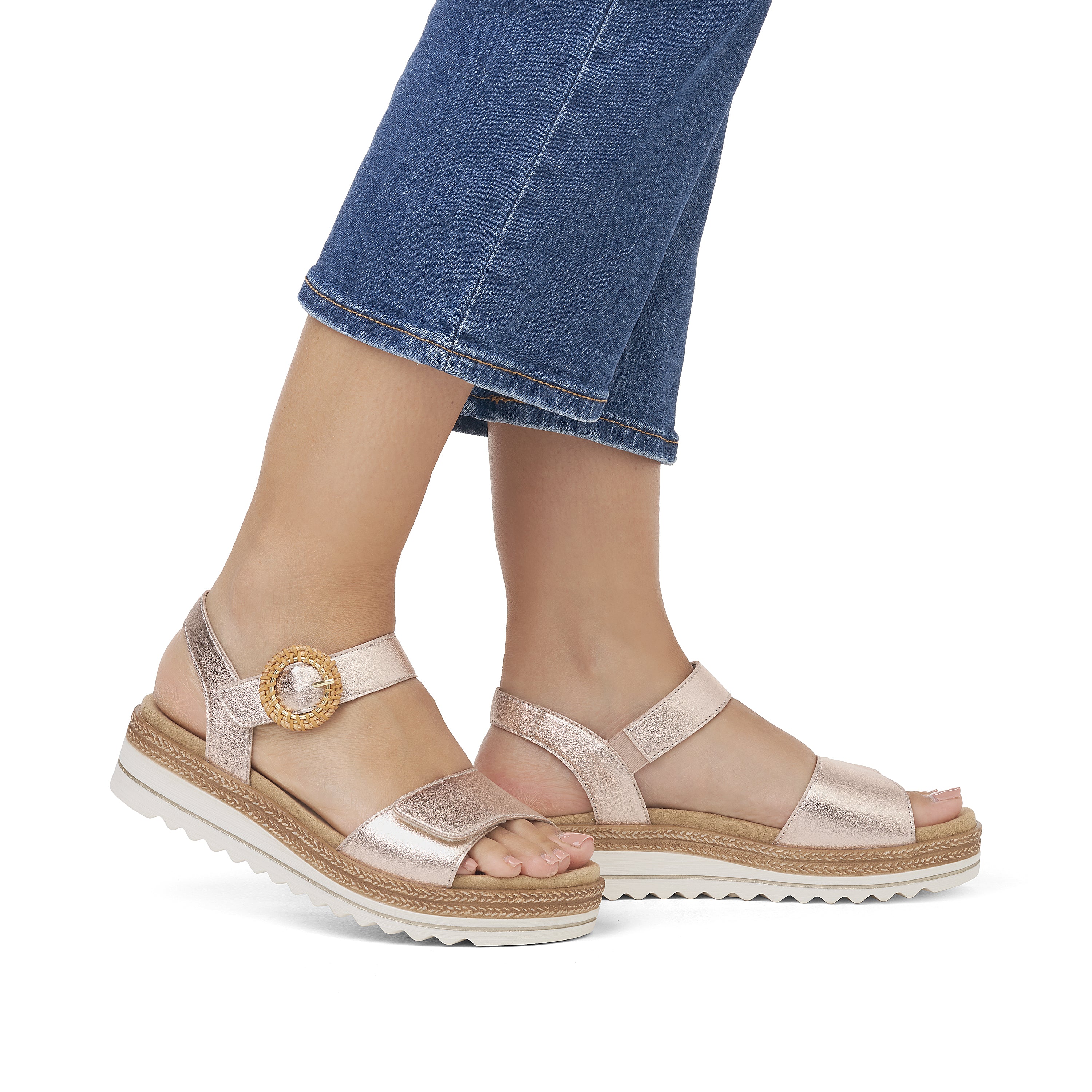 remonte Women's Wedge Sandal - Pink | D0Q52-31 - Image 20