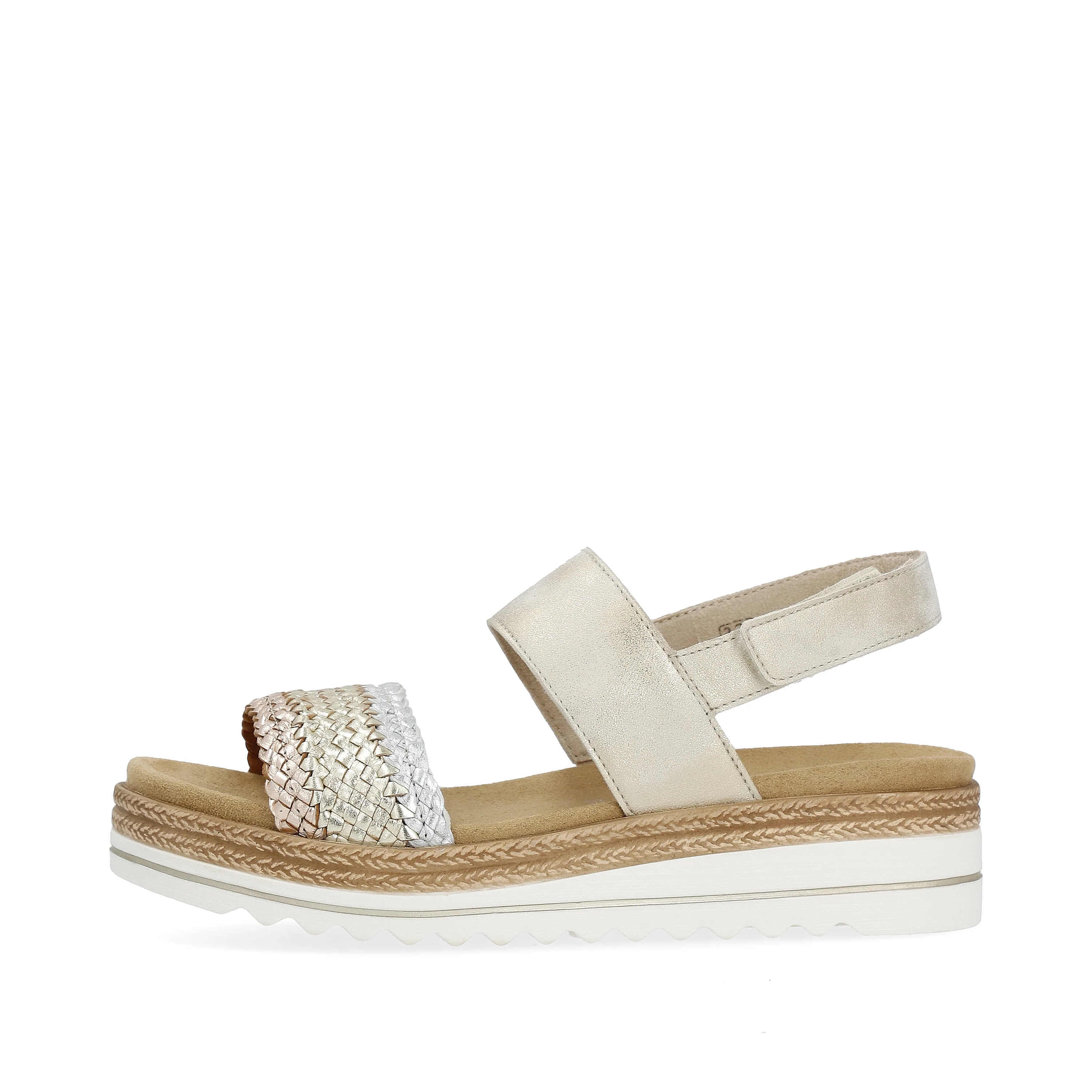remonte Women's Wedge Sandal - Metallic | D0Q56-90 - Image 12