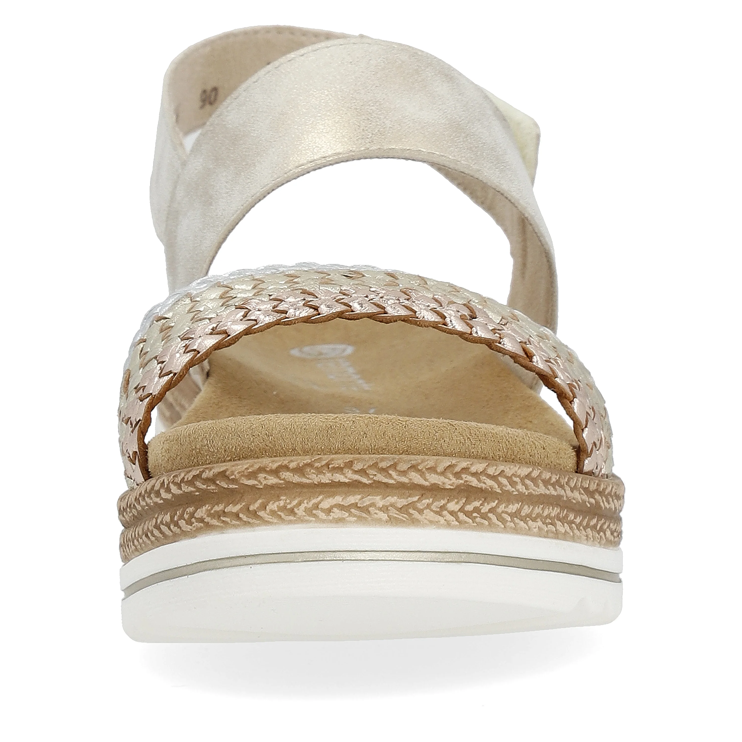 remonte Women's Wedge Sandal - Metallic | D0Q56-90 - Image 16