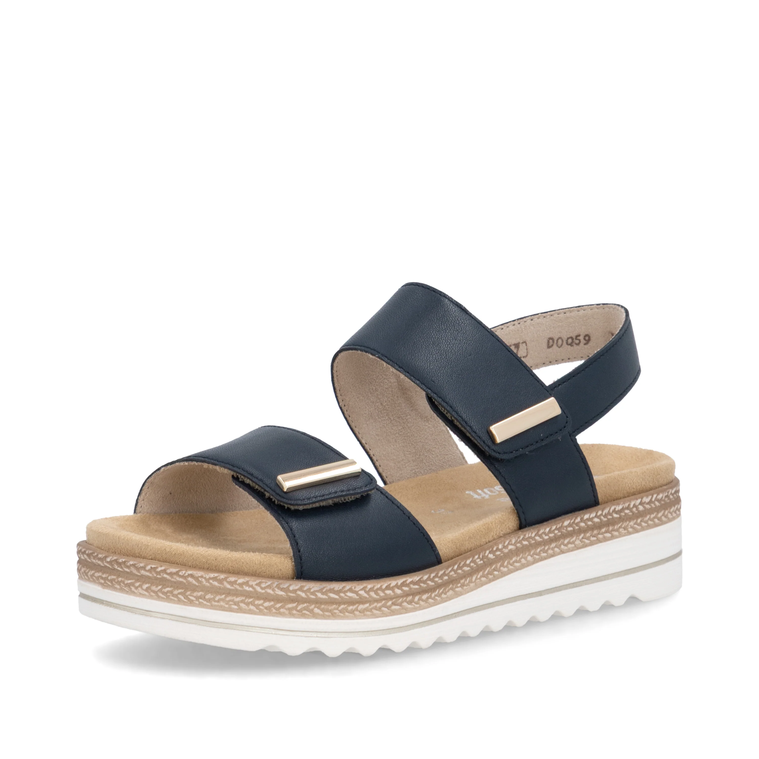 remonte Women's Wedge Sandal - Blue | D0Q59-14 - Image 2
