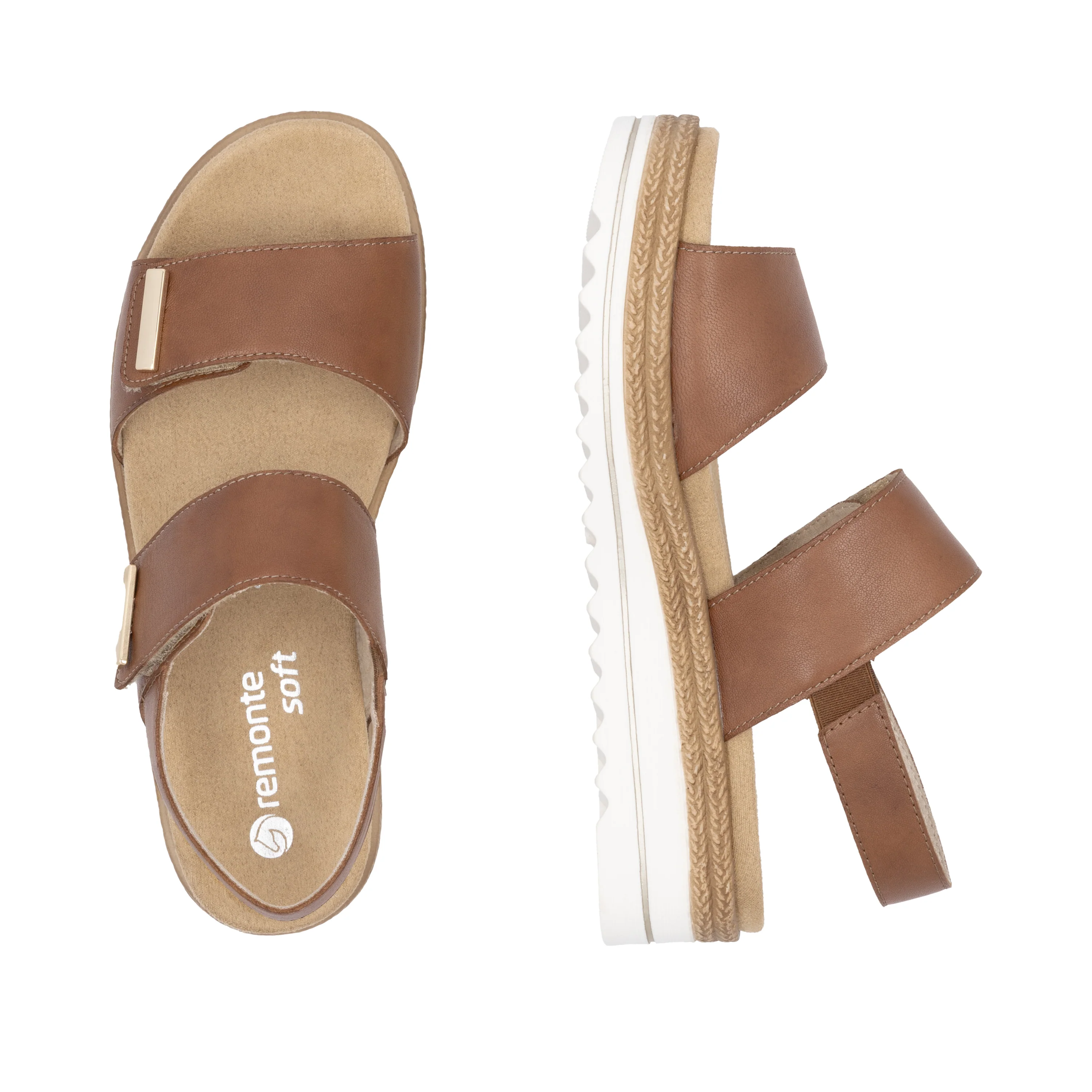 remonte Women's Wedge Sandal - Brown | D0Q59-24 - Image 14