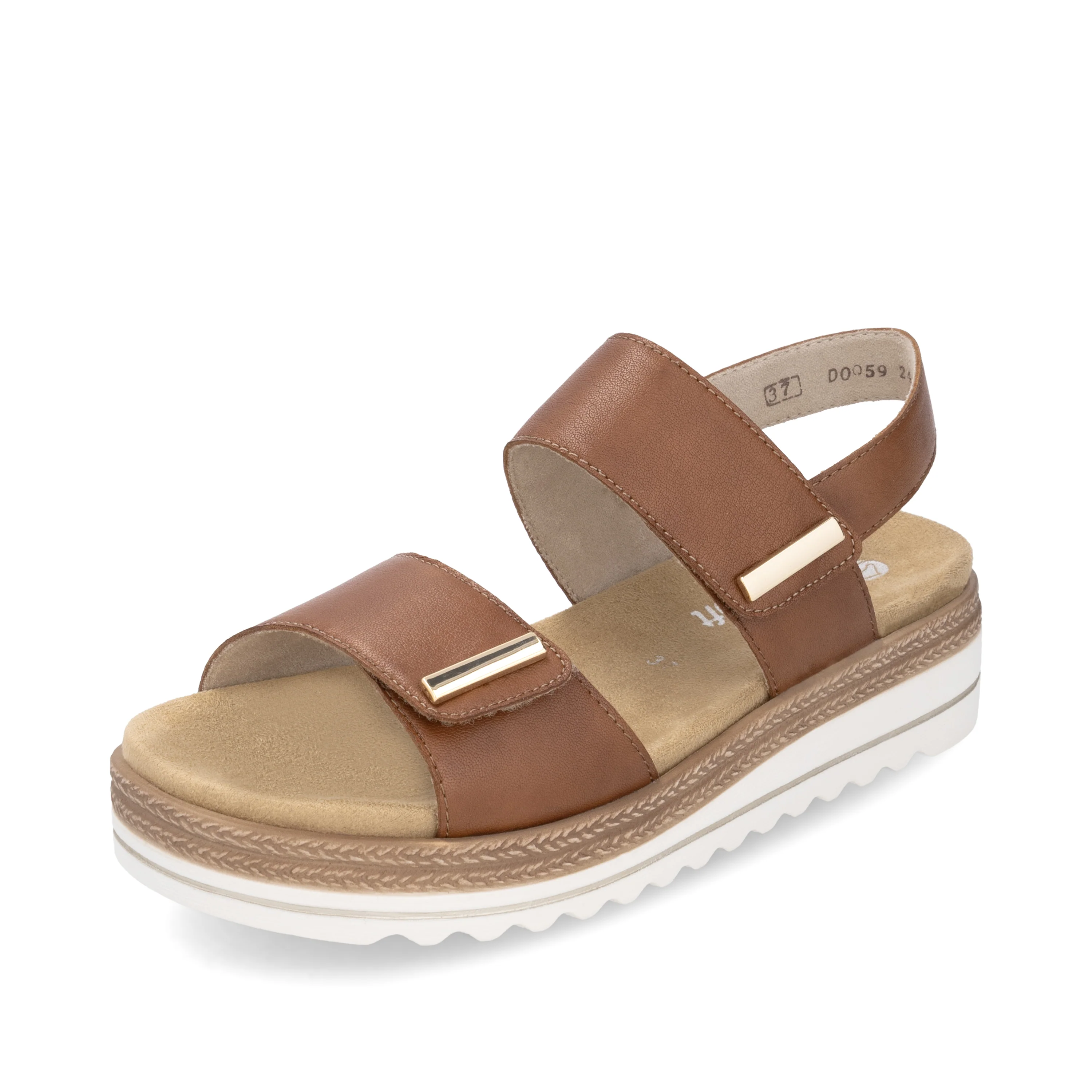 remonte Women's Wedge Sandal - Brown | D0Q59-24 - Image 2
