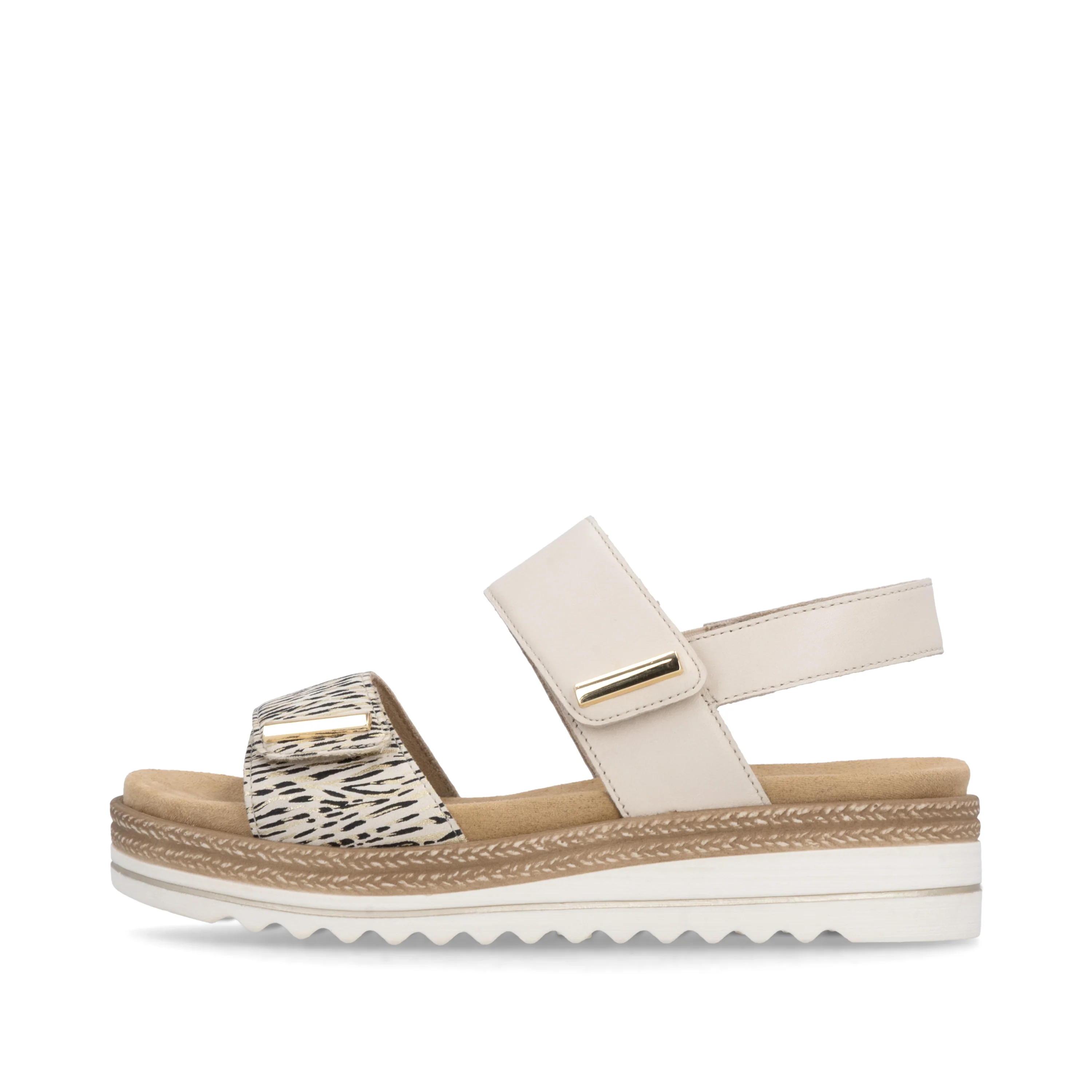 remonte Women's Wedge Sandal - Beige | D0Q59-60 - Image 10