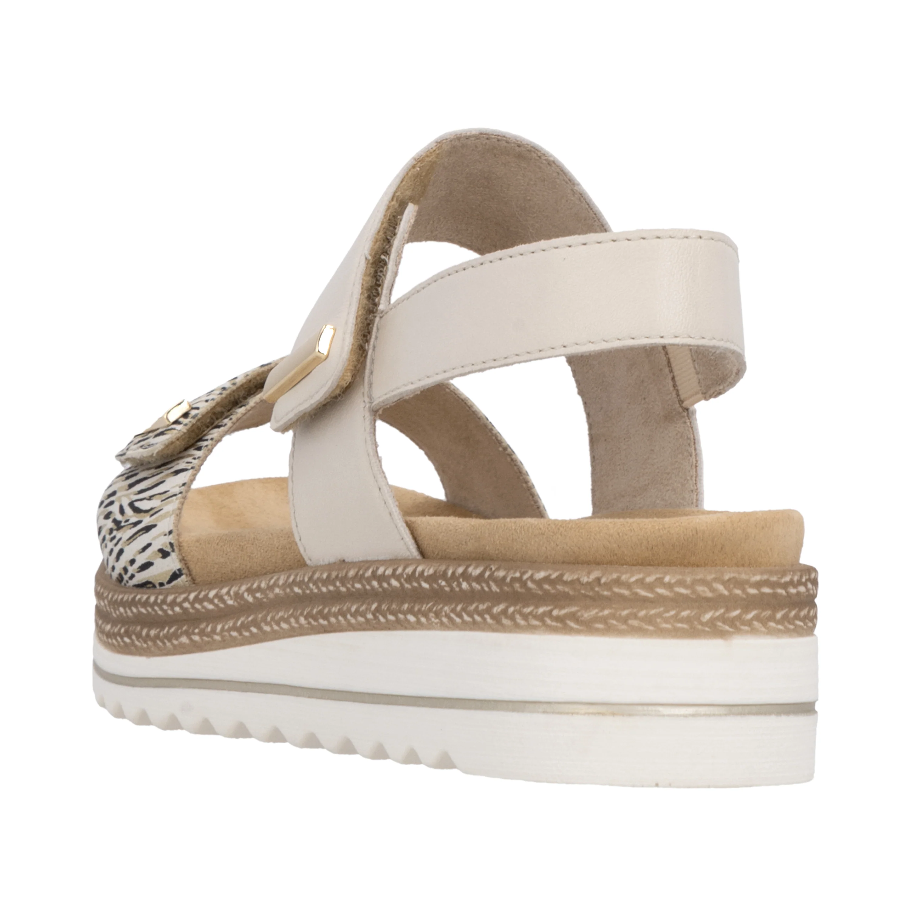 remonte Women's Wedge Sandal - Beige | D0Q59-60 - Image 5