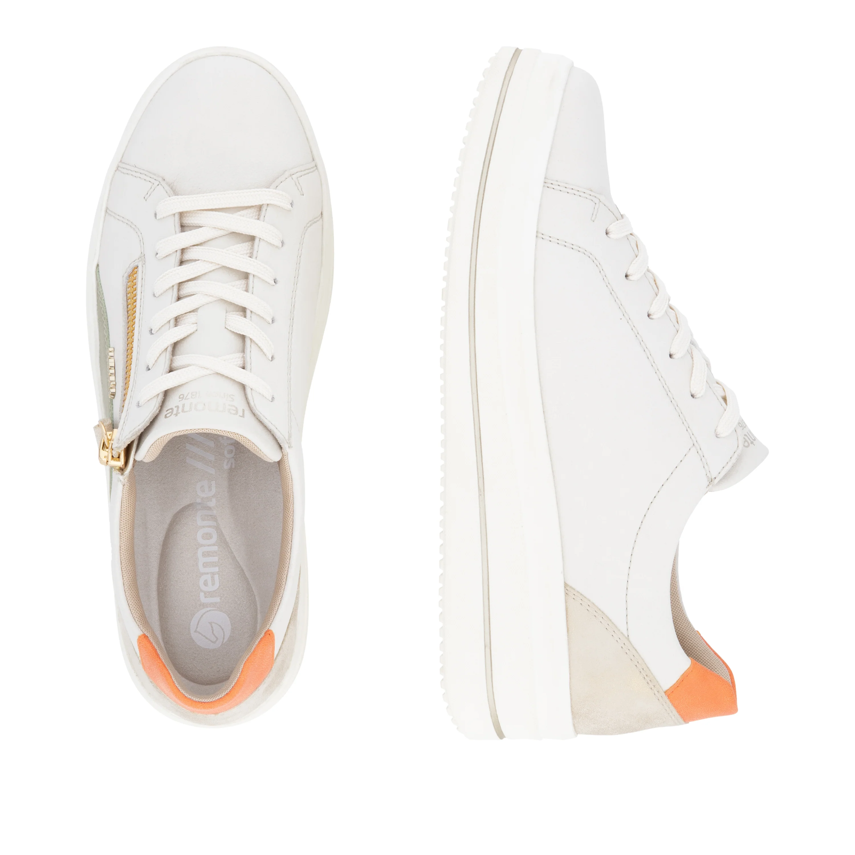 remonte Women's Trainer - White | D1C01-81 - Image 19