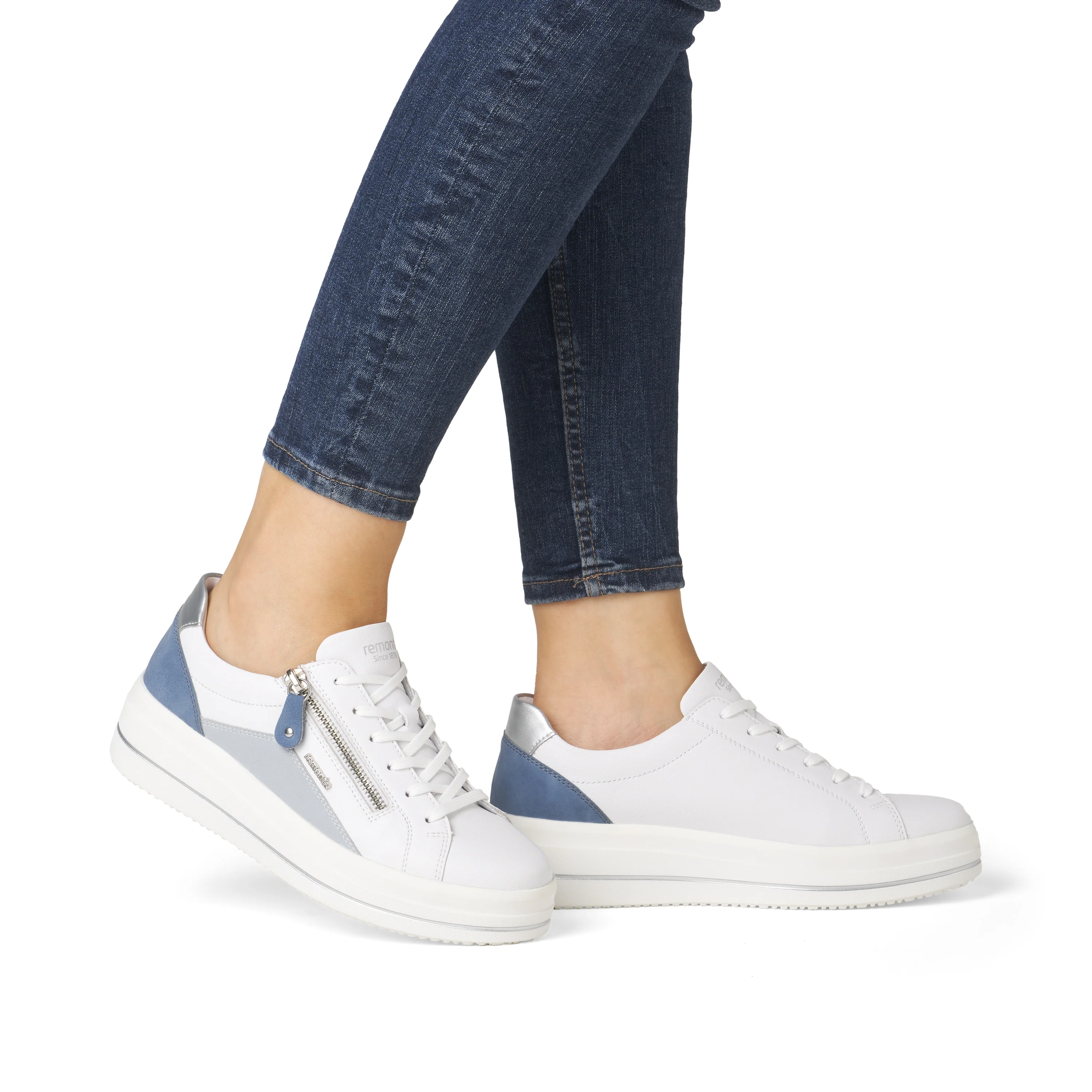 remonte Women's Trainer - White | D1C01-84 - Image 9