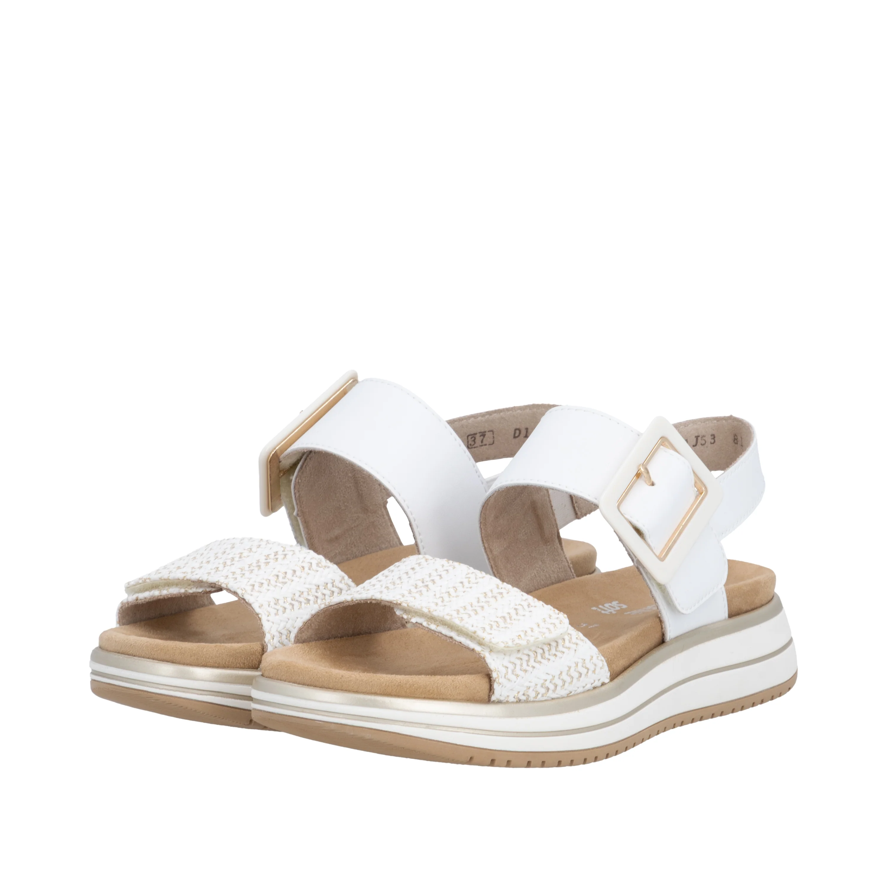 remonte Women's Sandal - White | D1J53-81 - Image 15