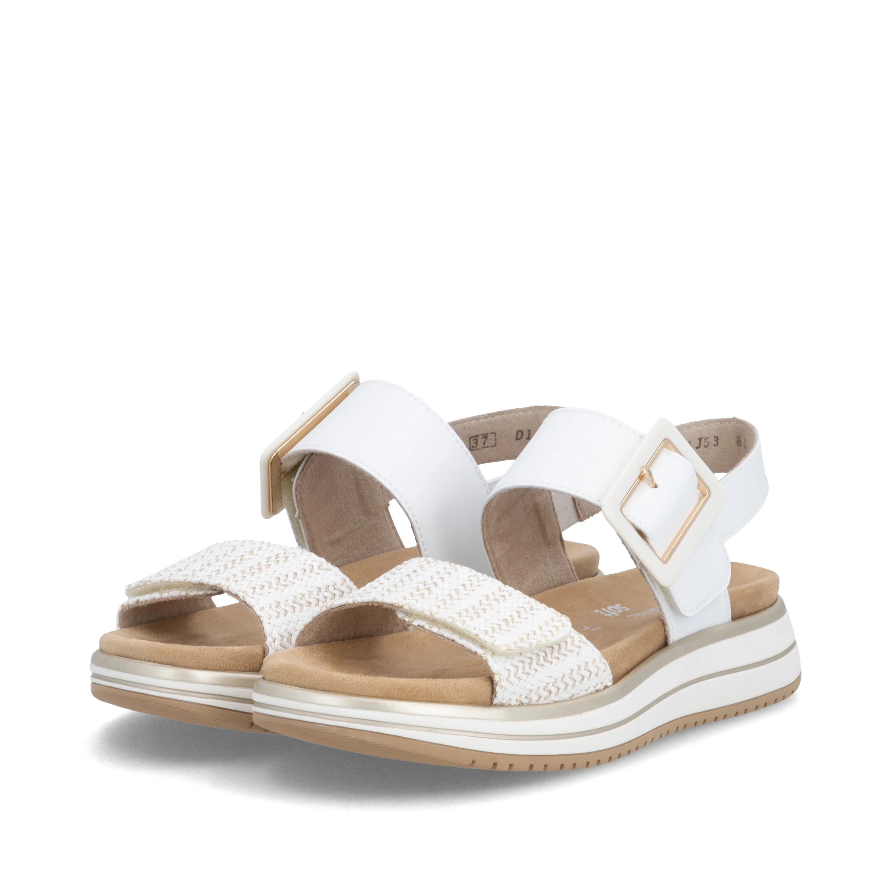 remonte Women's Sandal - White | D1J53-81 - Image 16