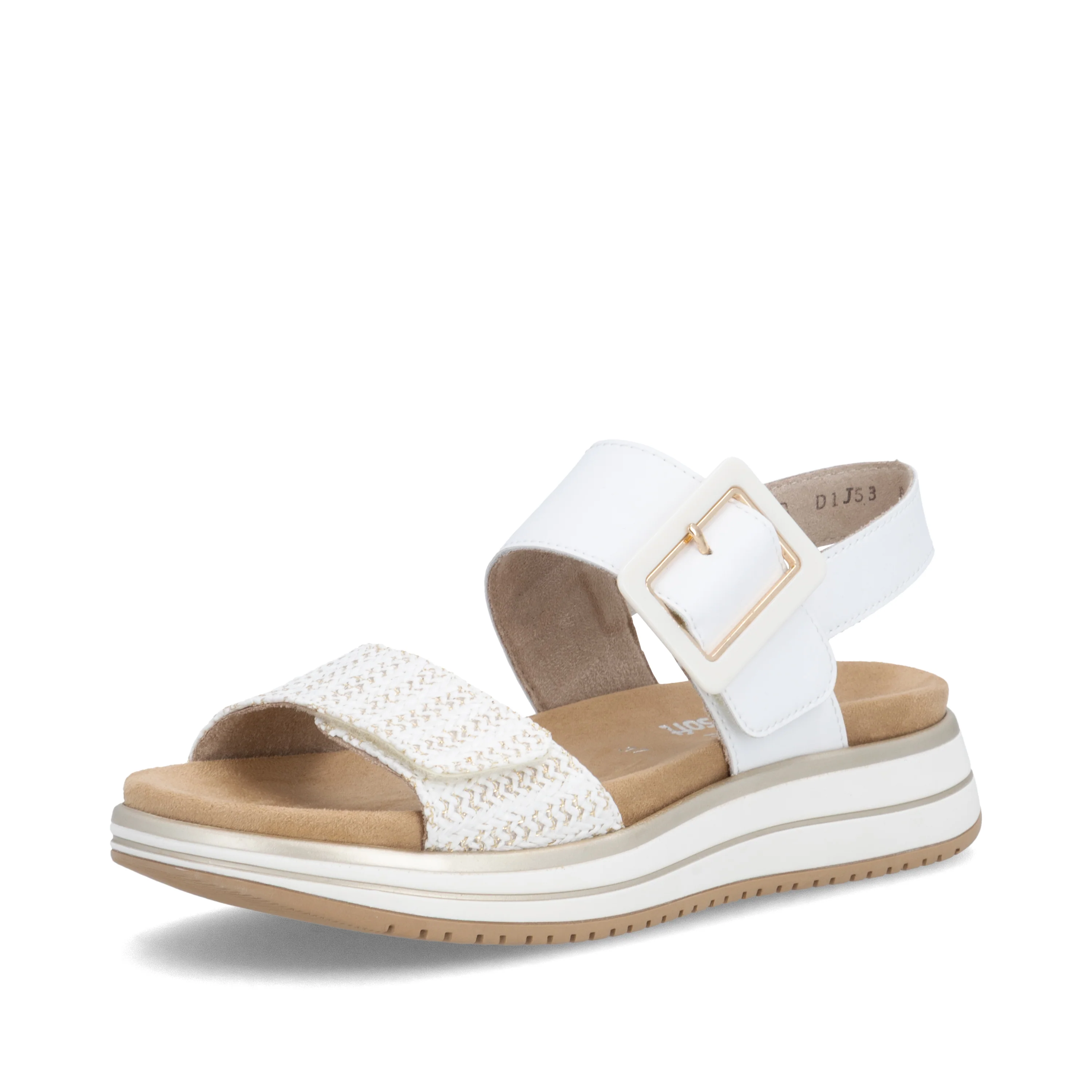 remonte Women's Sandal - White | D1J53-81 - Image 2