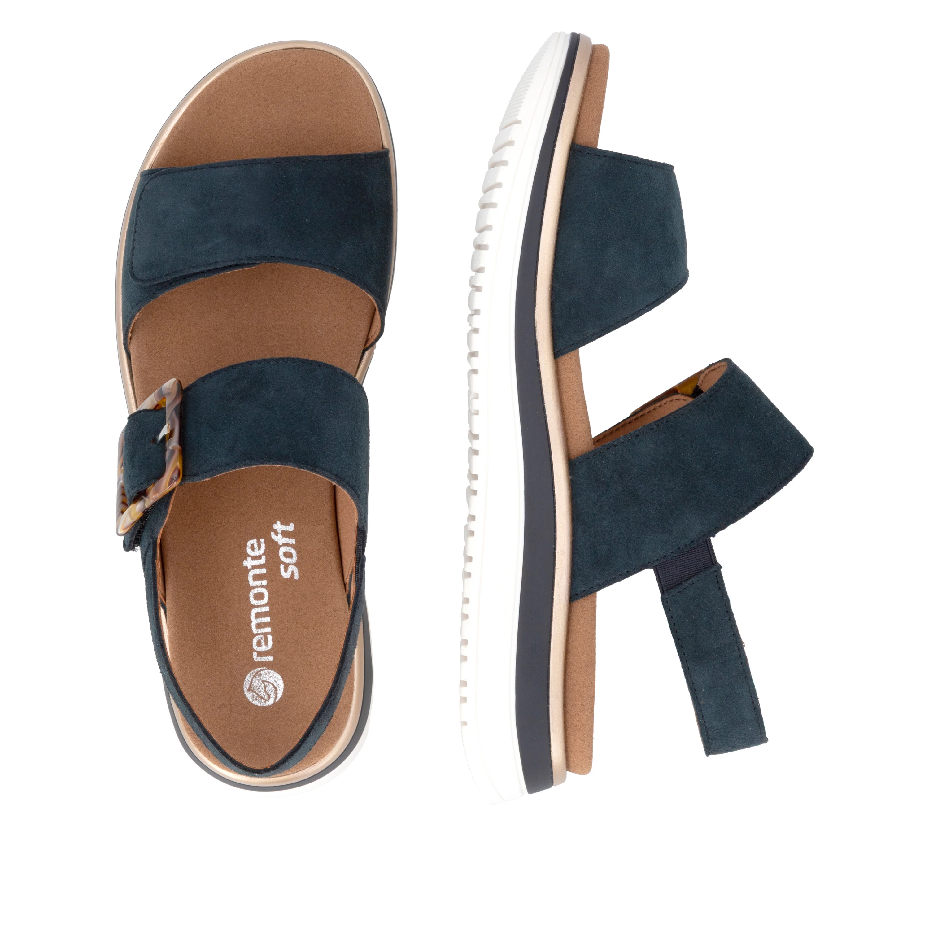 remonte Women's Sandal - Blue | D1J62-14 - Image 17