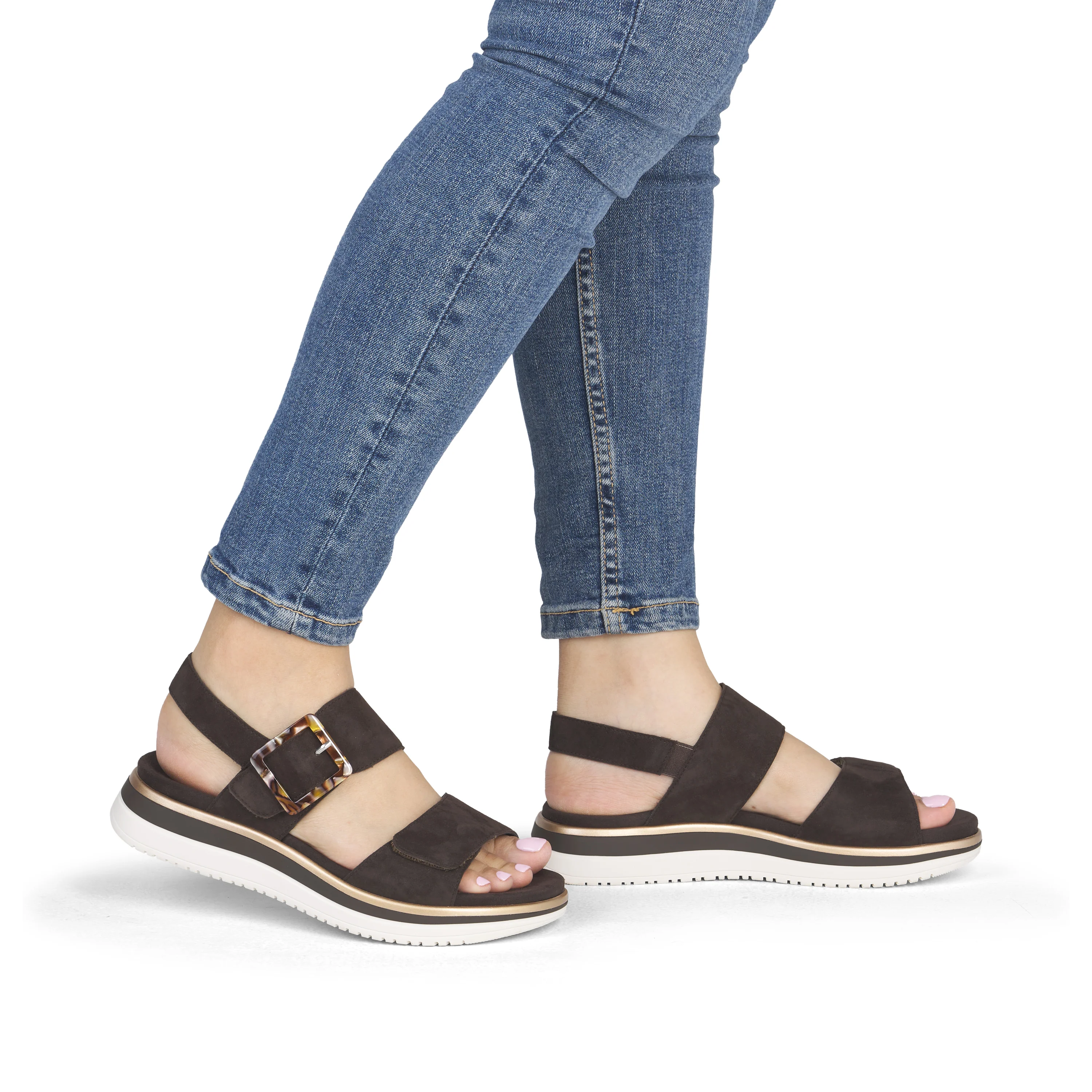 remonte Women's Sandal - Brown | D1J62-25 - Image 20