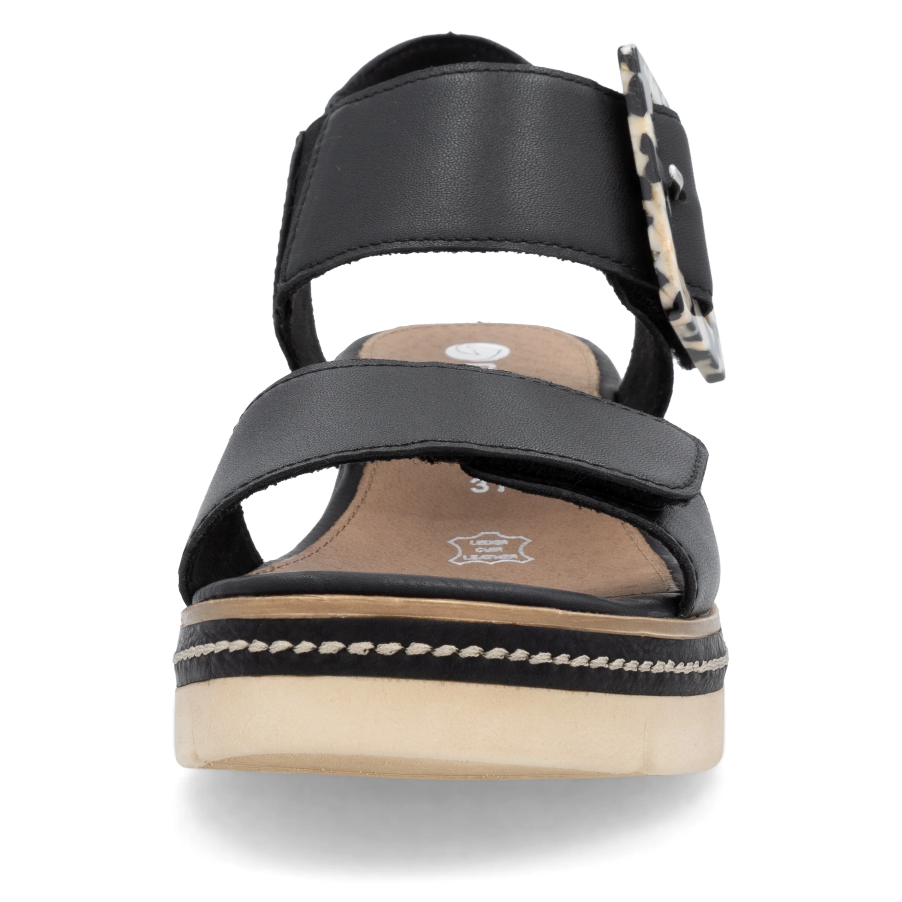 remonte Women's Wedge Sandal - Black | D2L53-00 - Image 6
